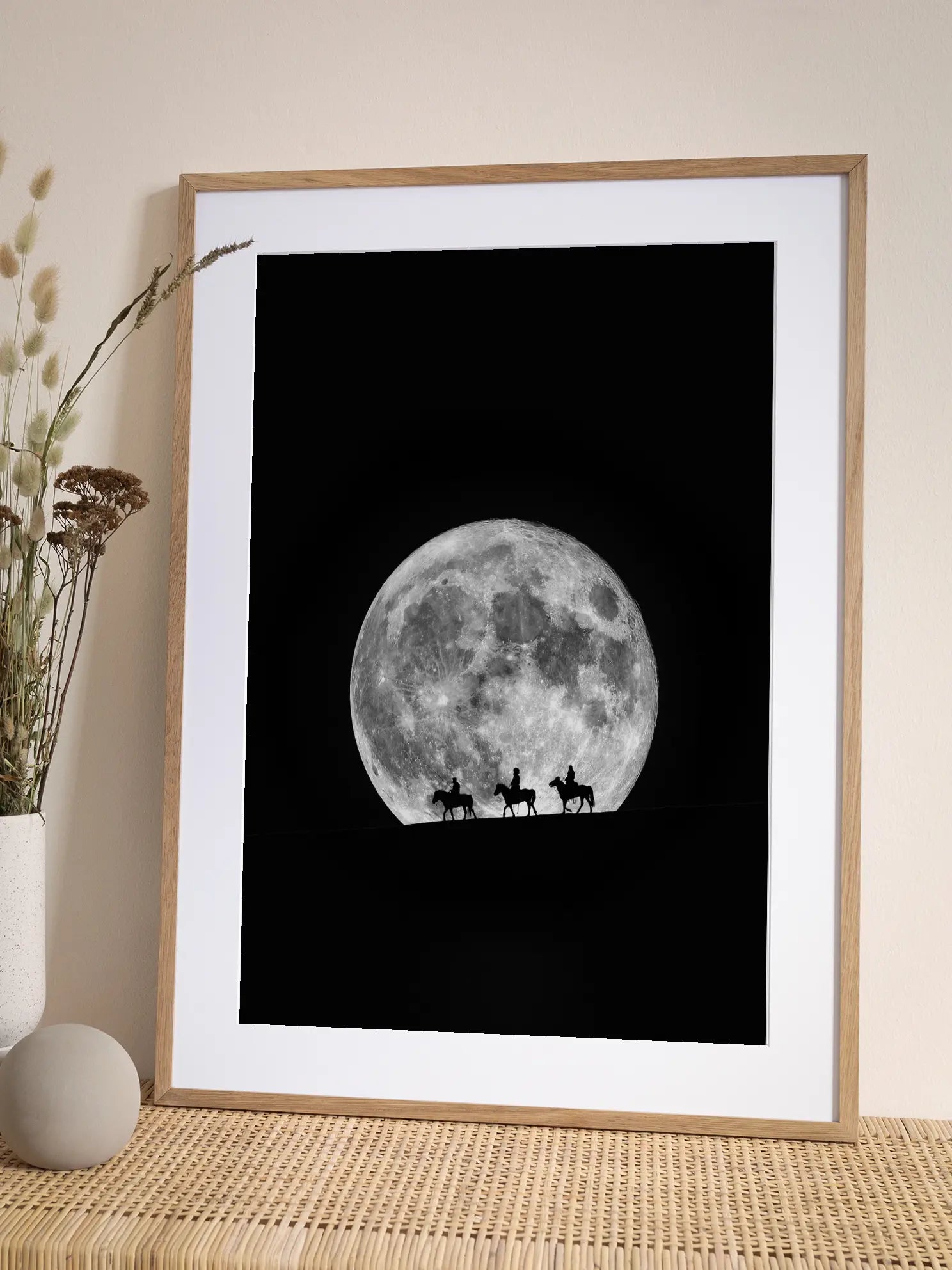 Riders and the Moon Poster