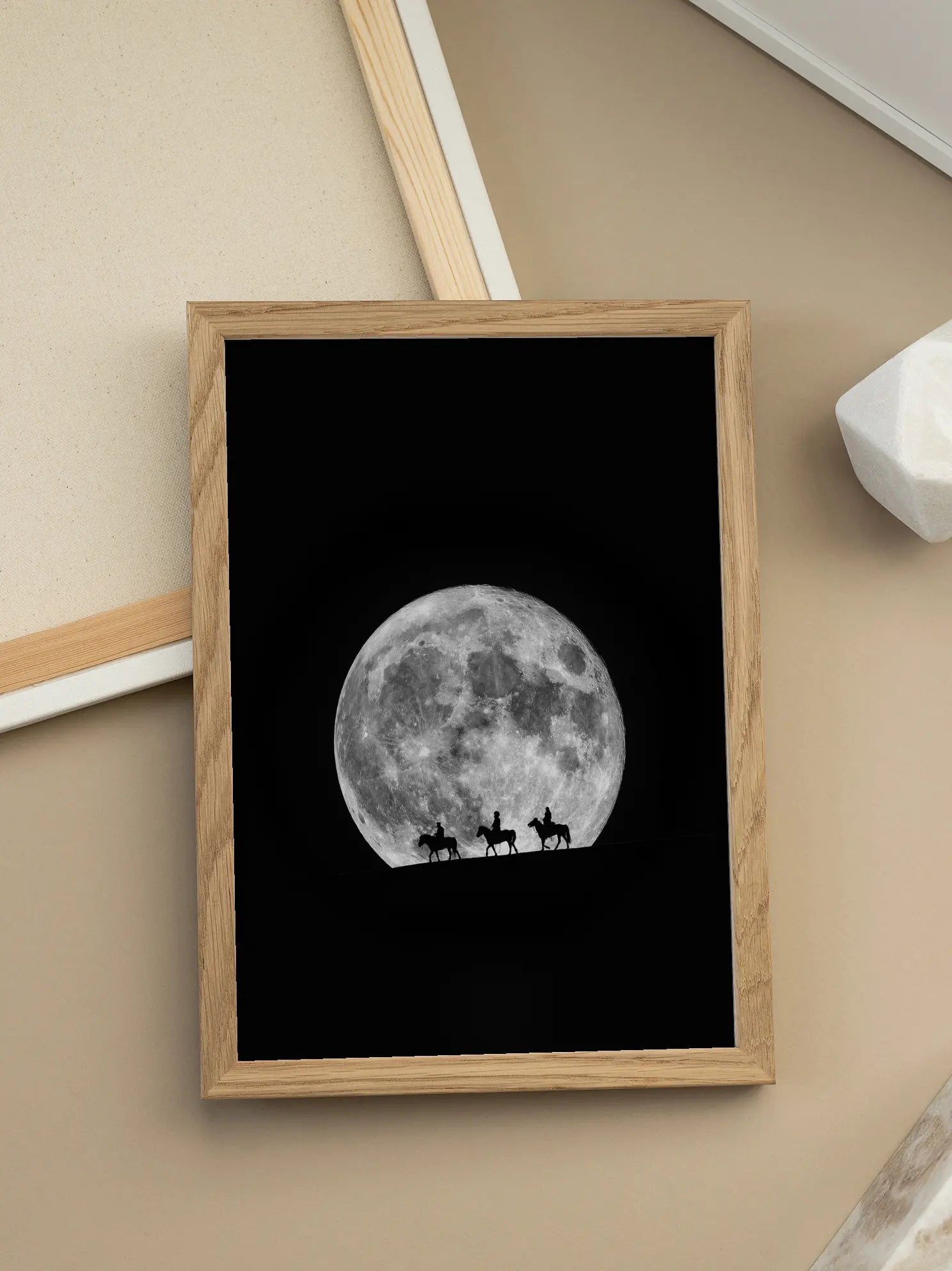 Riders and the Moon Poster