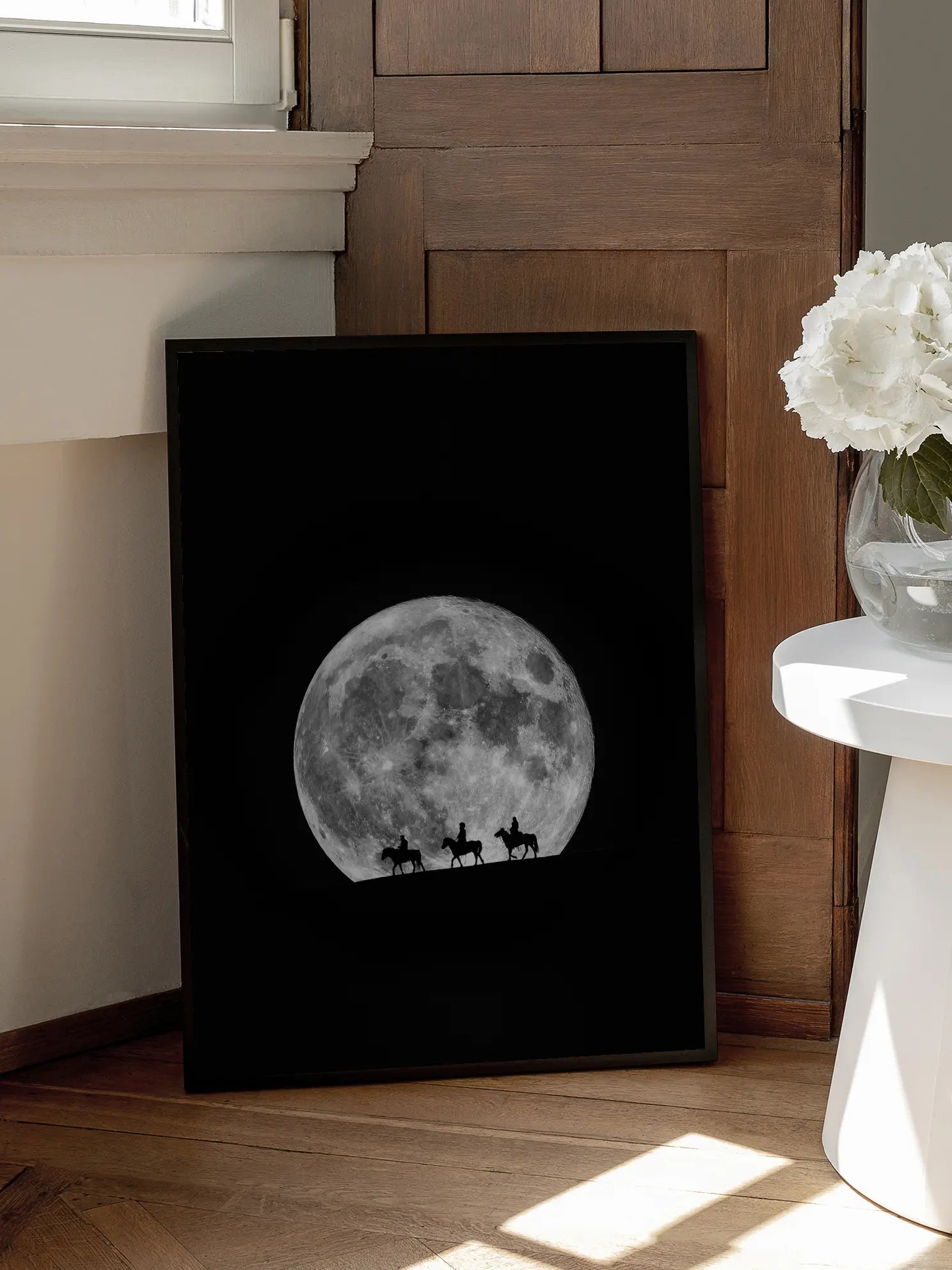 Riders and the Moon Poster