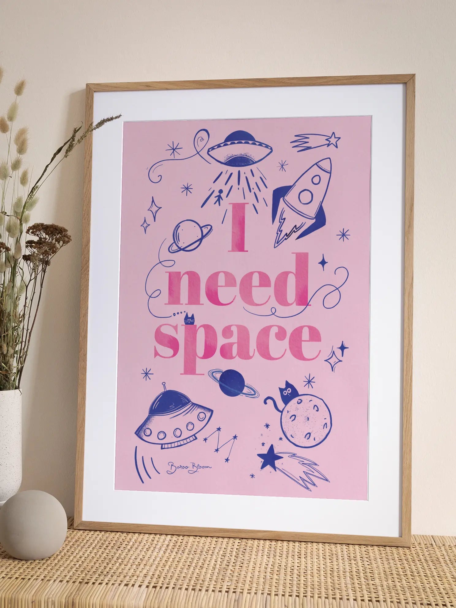 I Need Space Poster