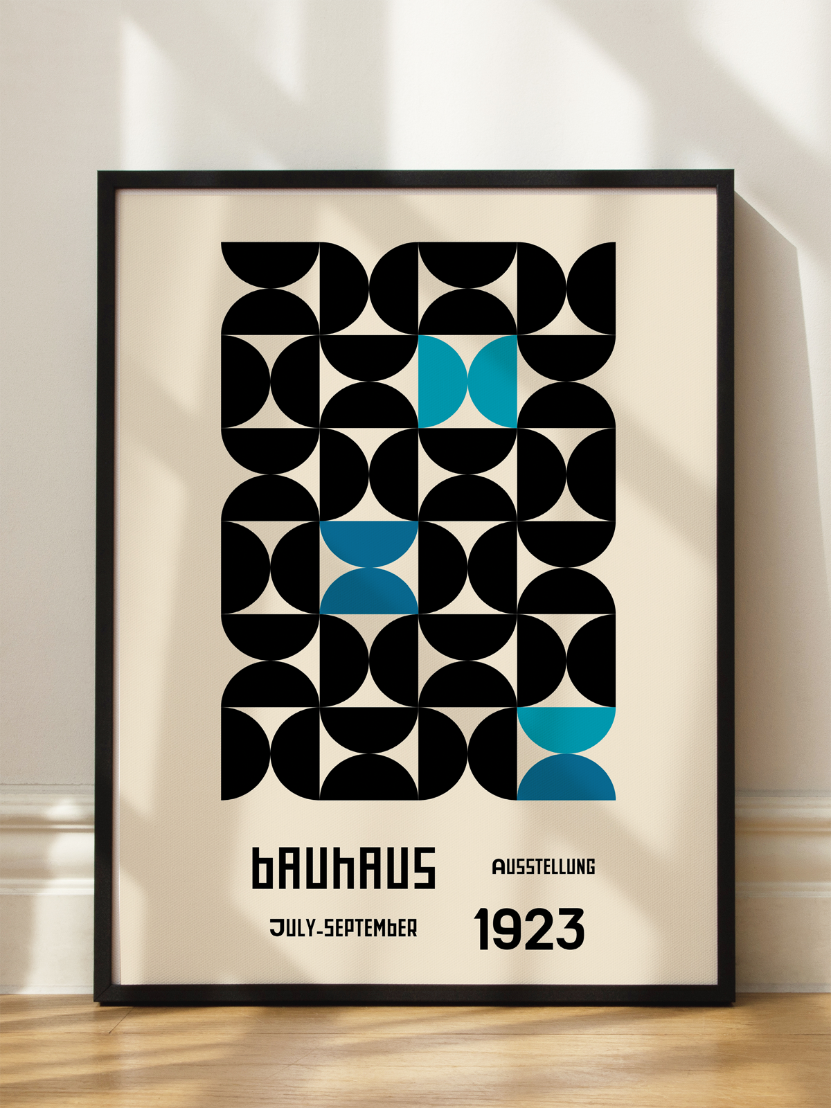 Blue Geometry — Bauhaus 1923