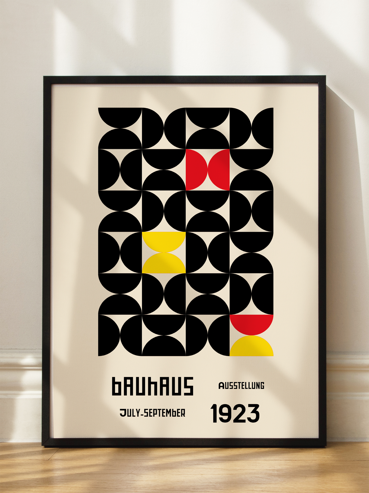 Red Geometry — Bauhaus 1923