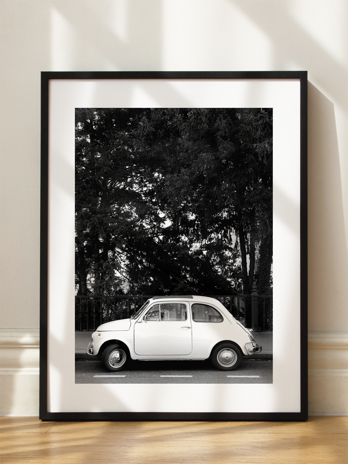 Fiat 500 in B/W