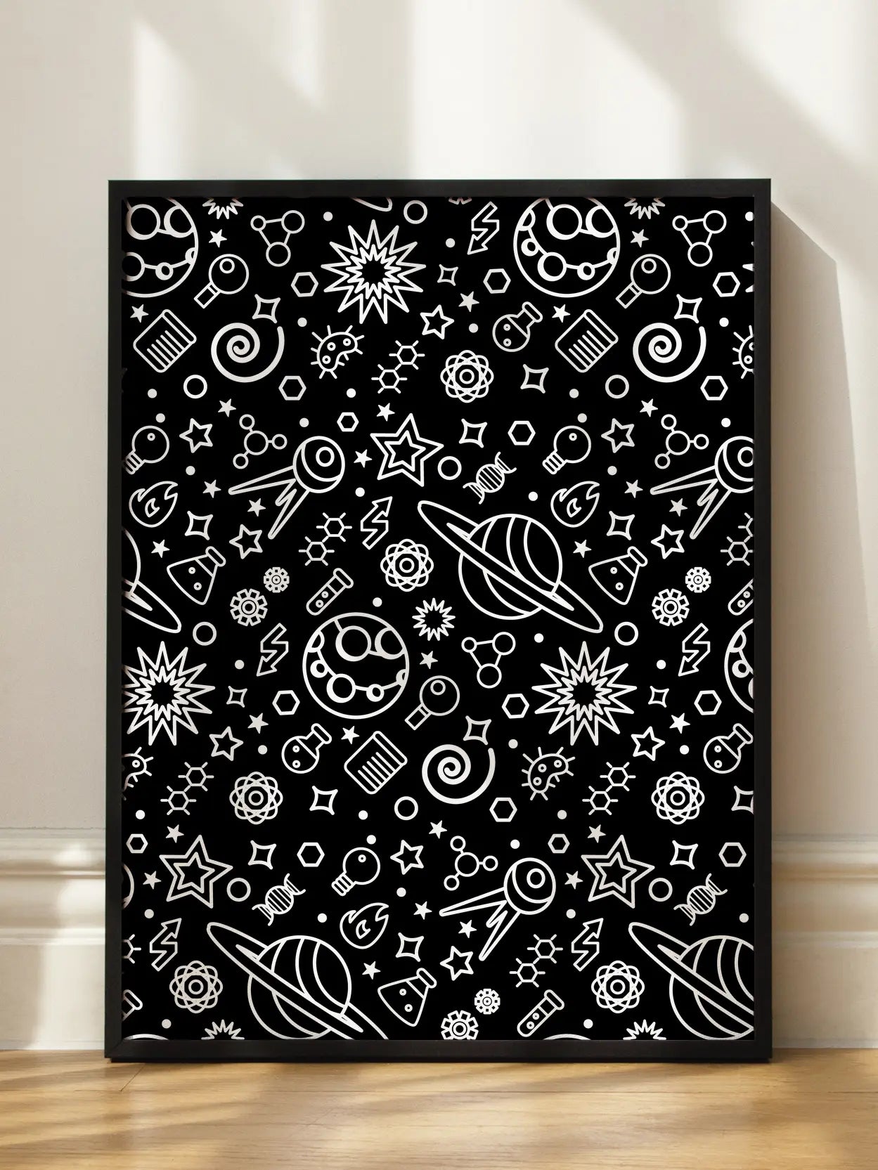 Science Pattern Poster