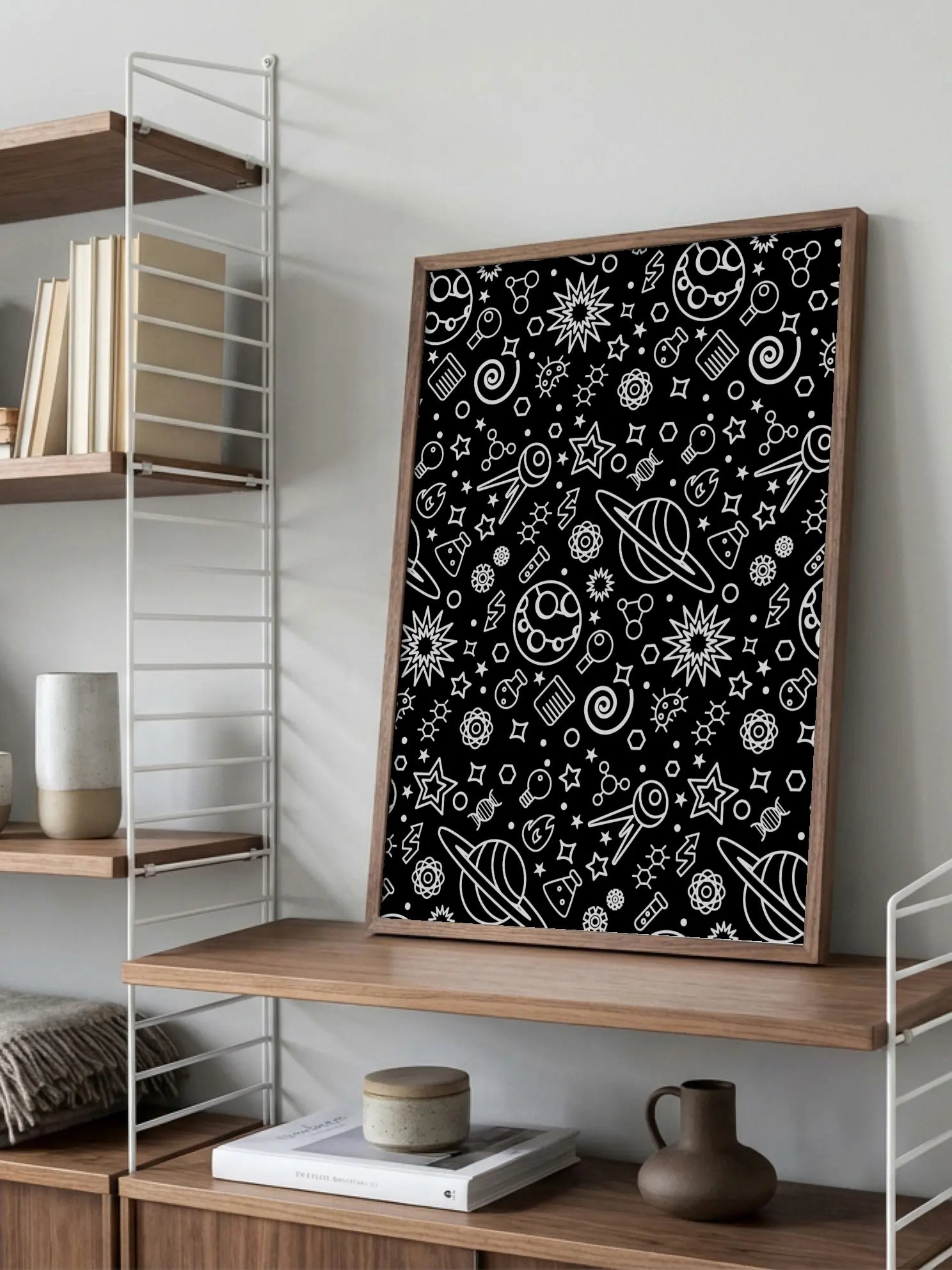 Science Pattern Poster