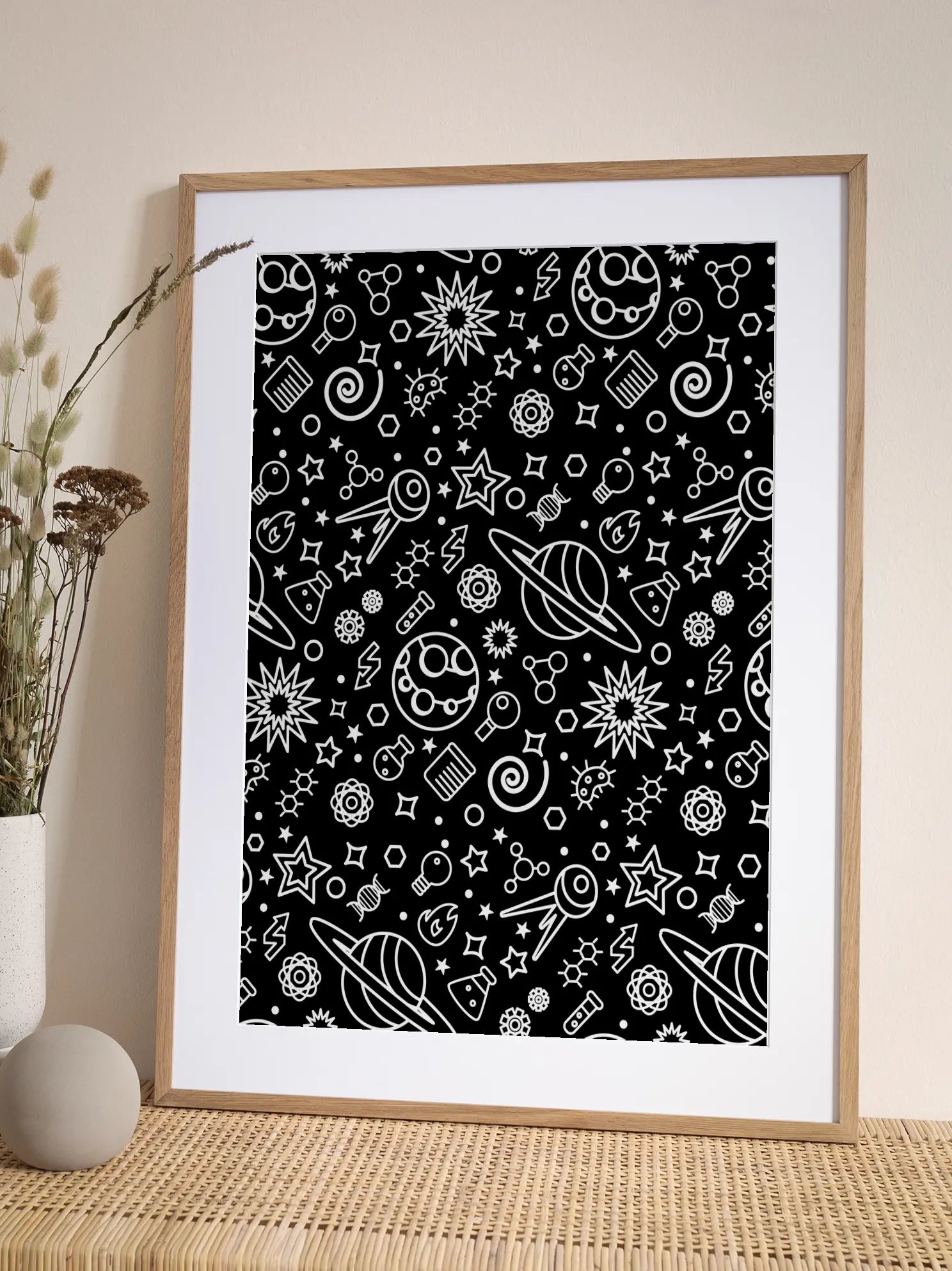 Science Pattern Poster