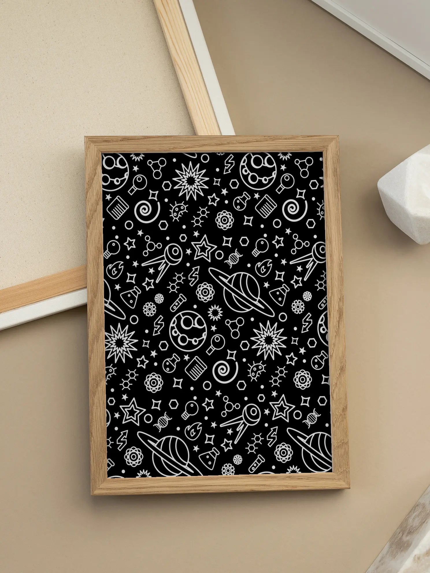 Science Pattern Poster