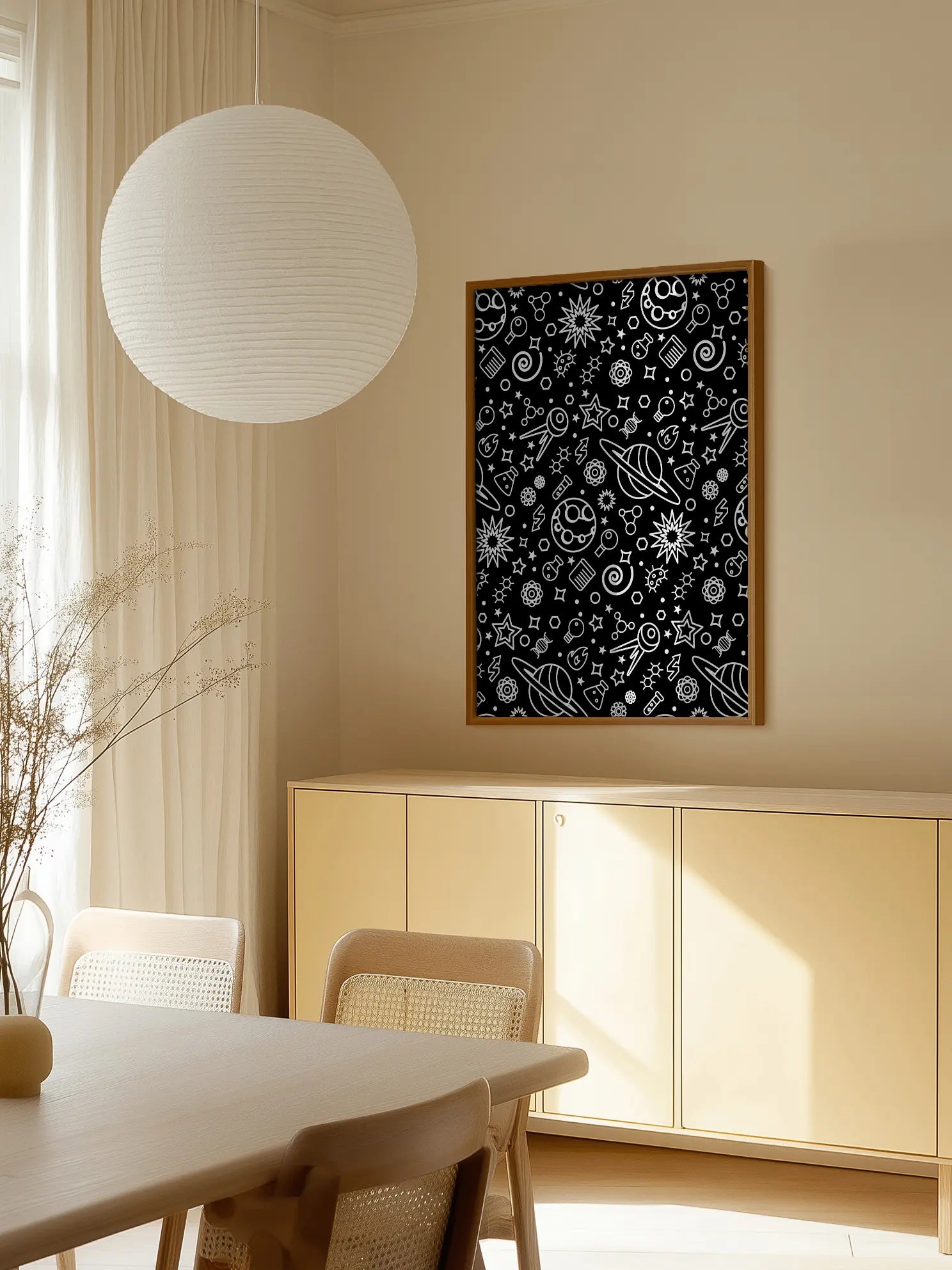 Science Pattern Poster