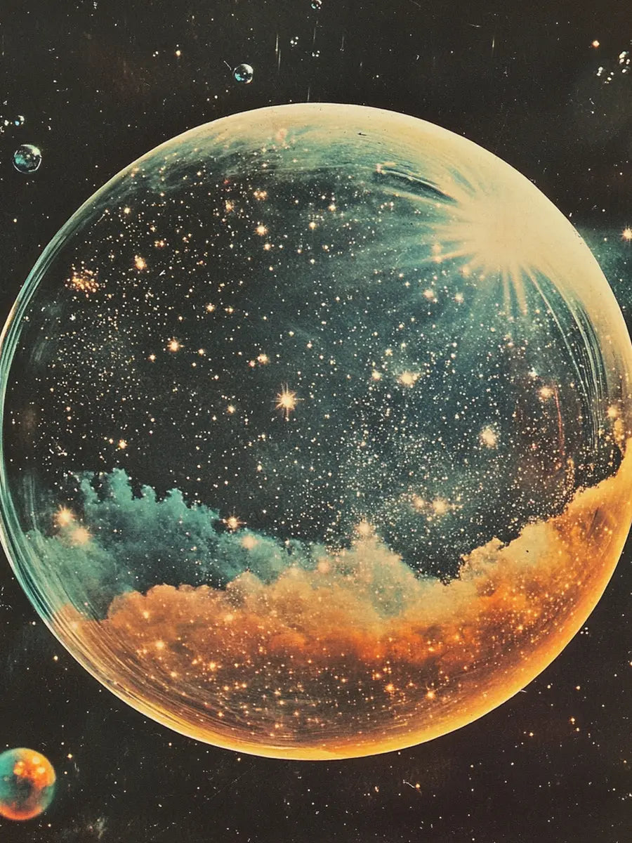 Space Bubble Poster
