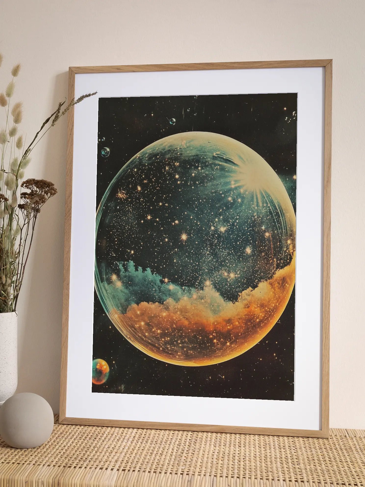 Space Bubble Poster