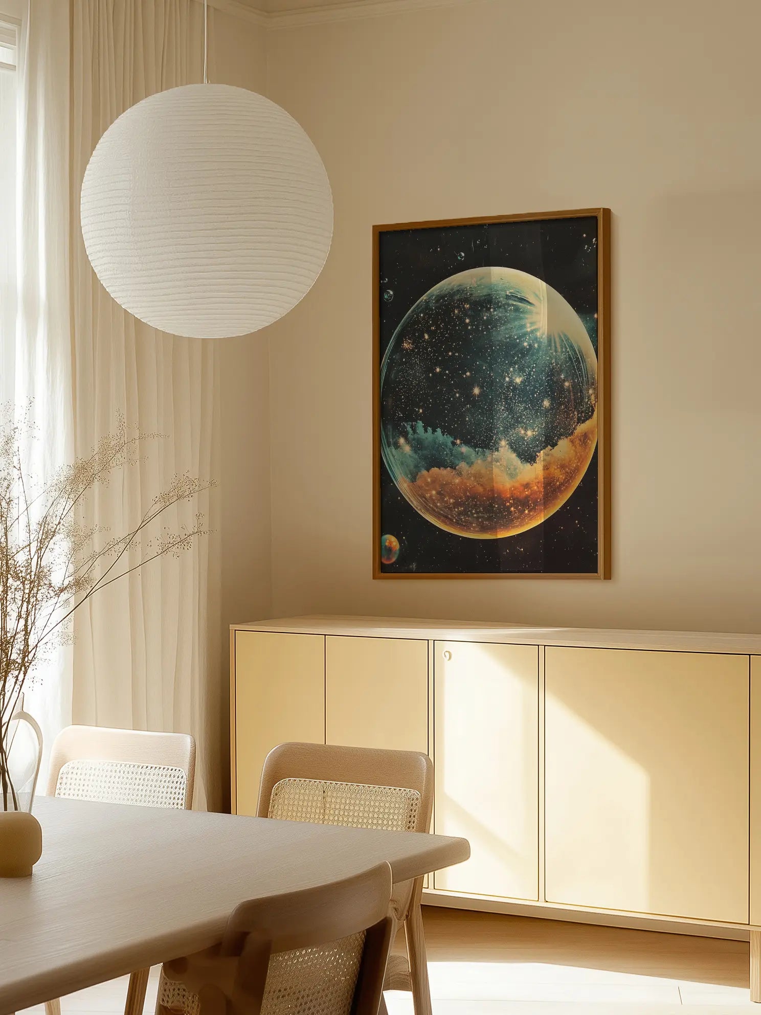 Space Bubble Poster