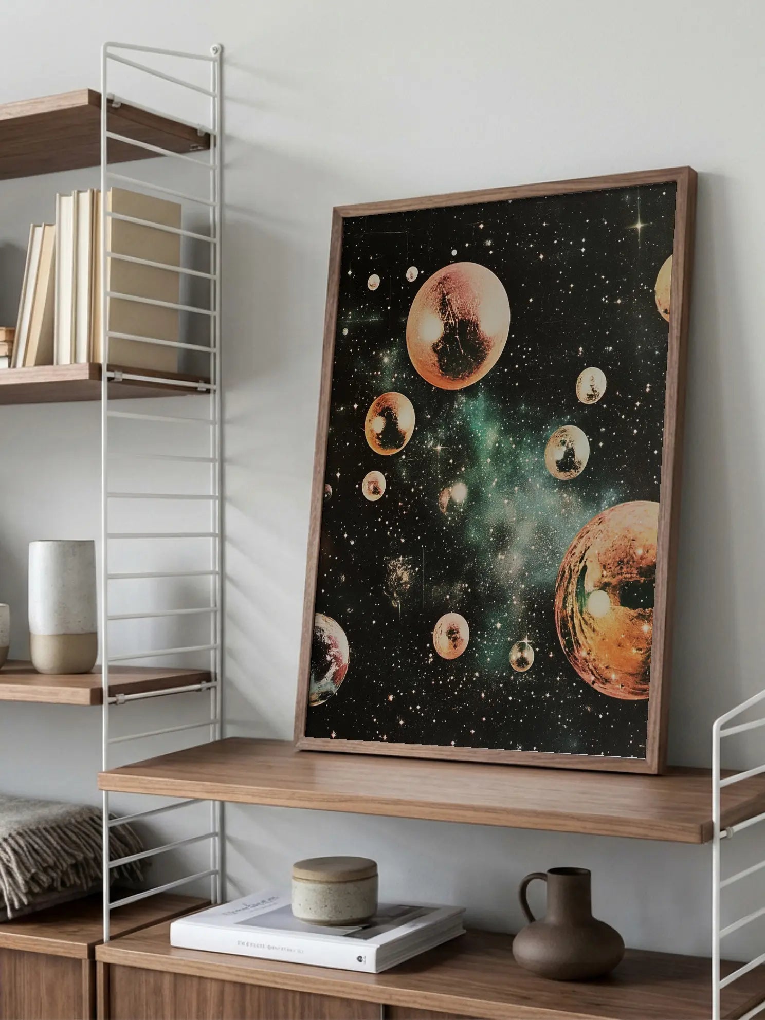 Crystal Bubbles Collage No1 Poster