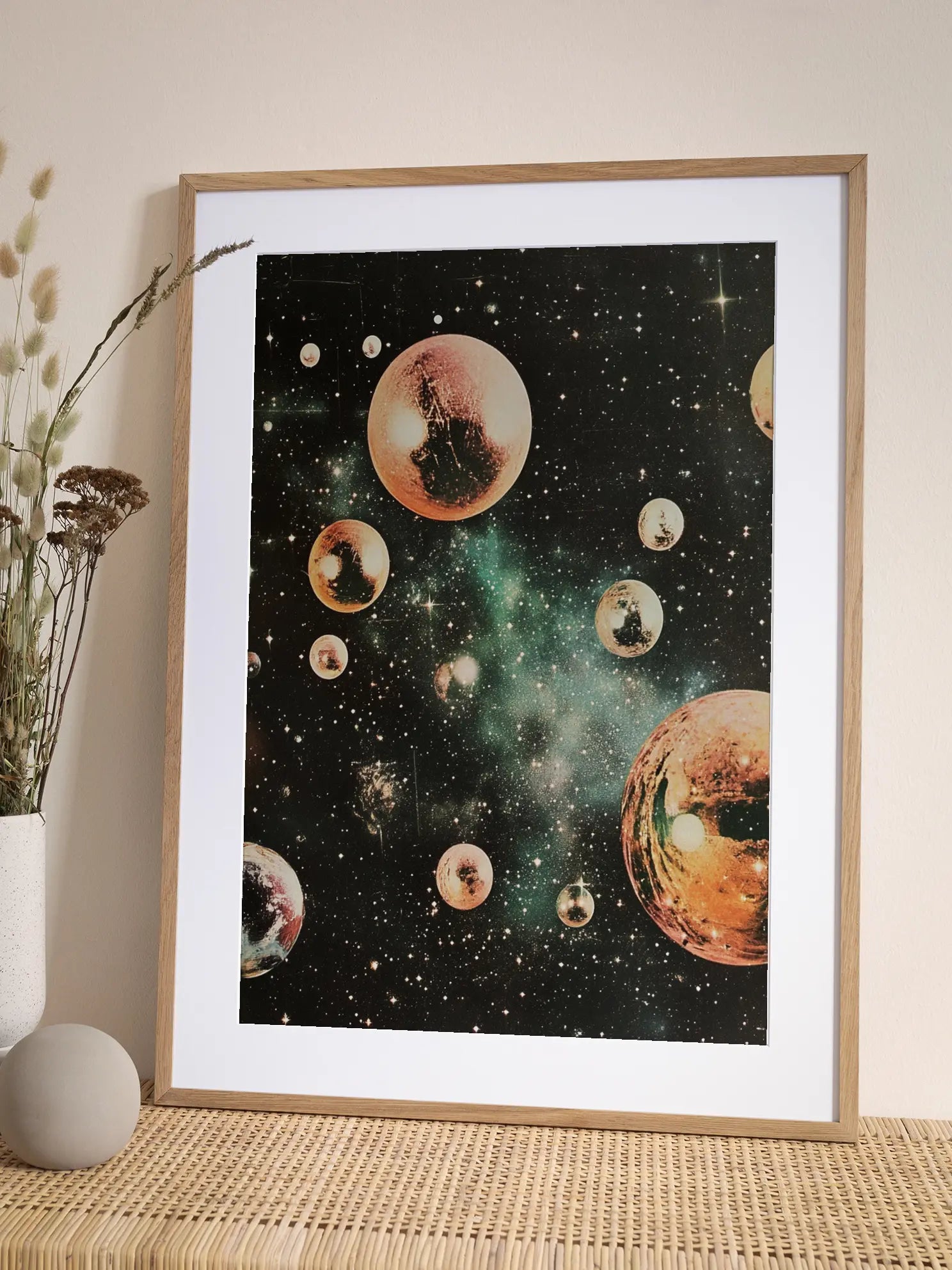 Crystal Bubbles Collage No1 Poster