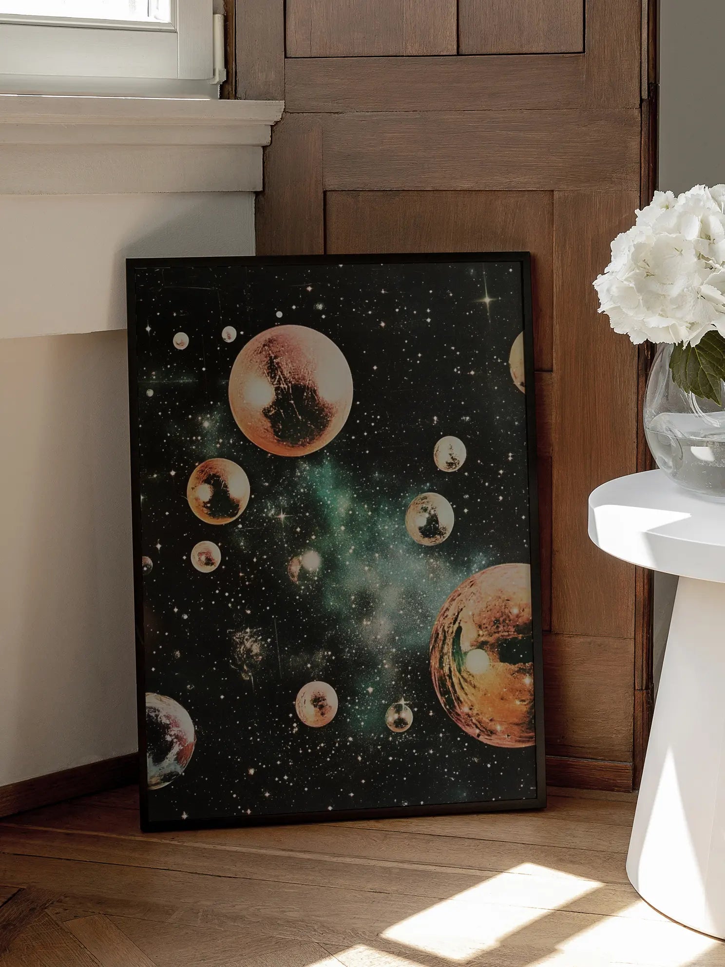 Crystal Bubbles Collage No1 Poster