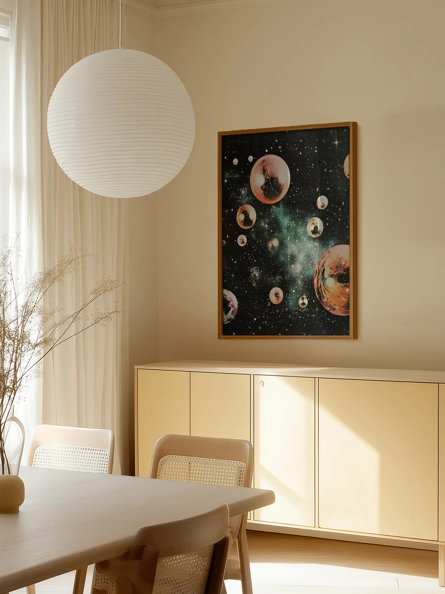 Crystal Bubbles Collage No1 Poster