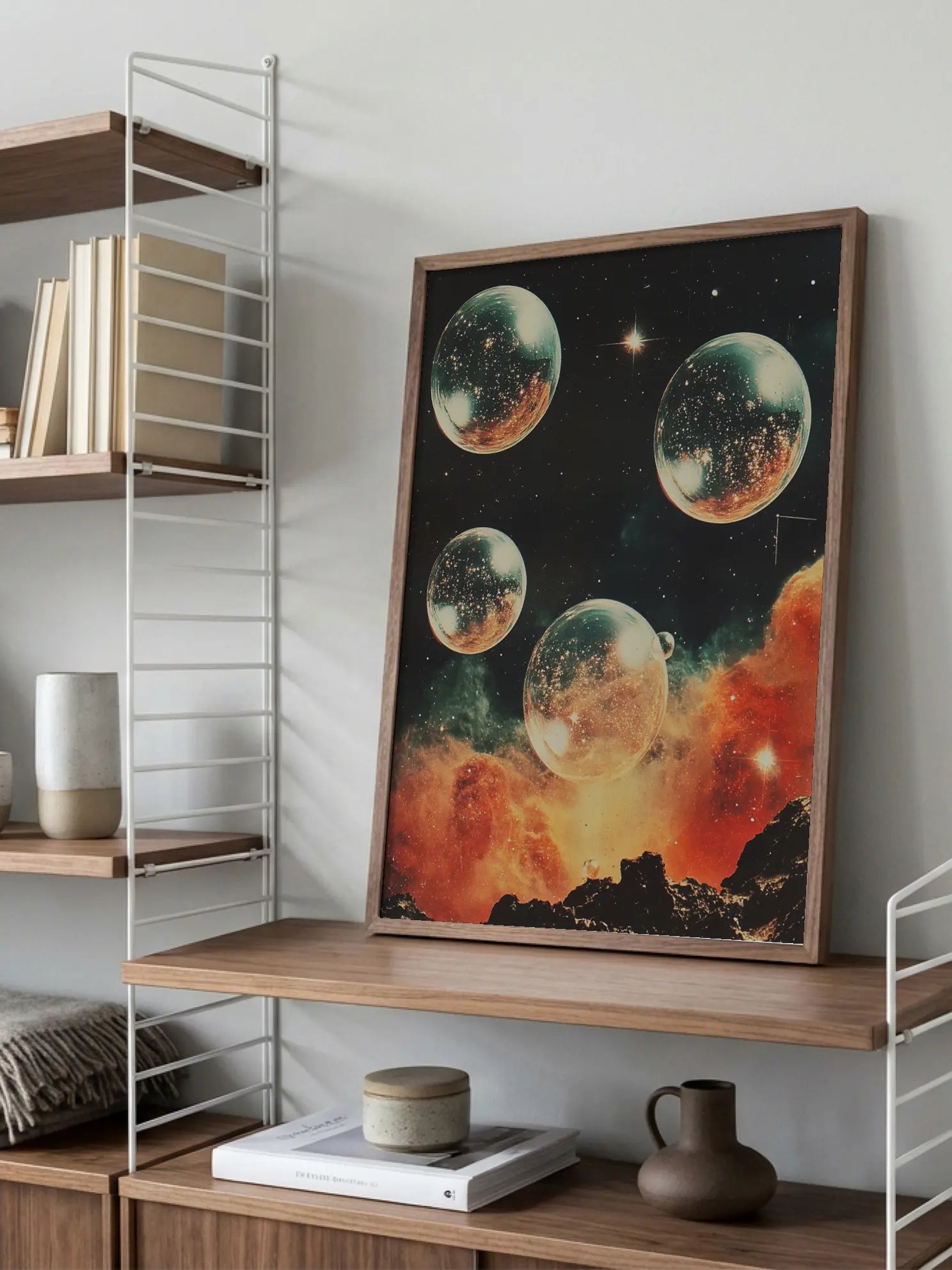 Crystal Bubbles Collage No2 Poster