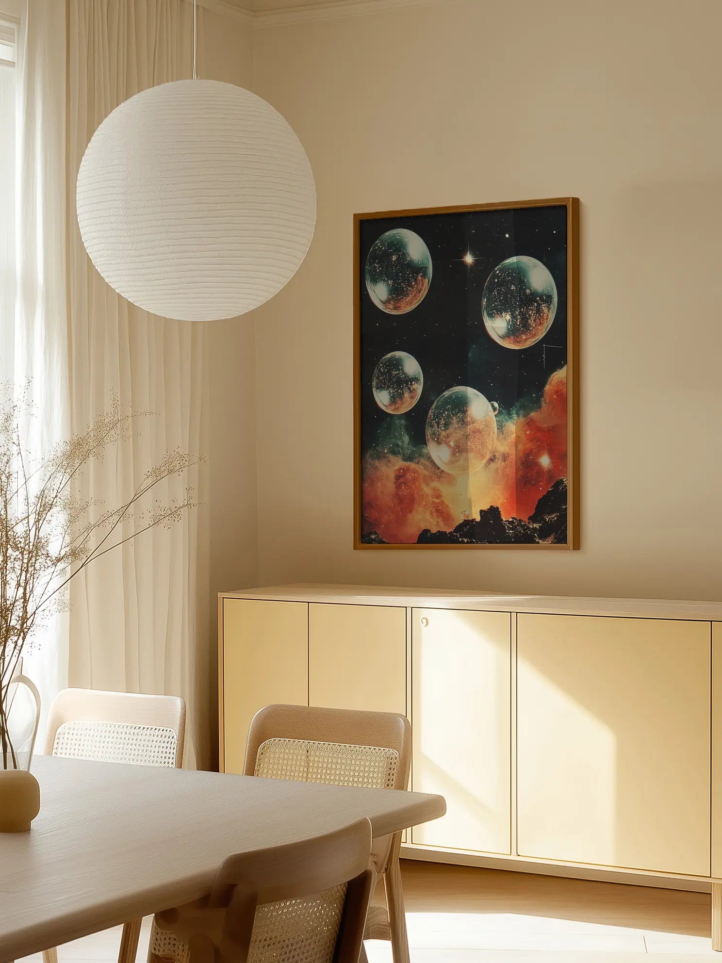 Crystal Bubbles Collage No2 Poster