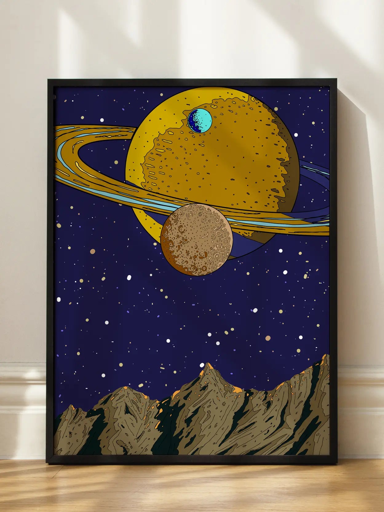 Space Science fiction Poster