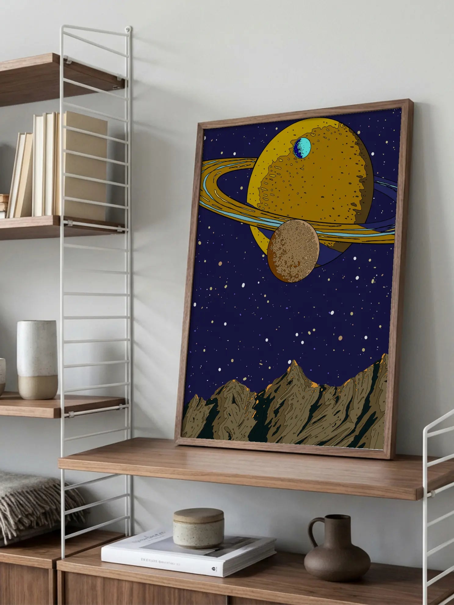 Space Science fiction Poster