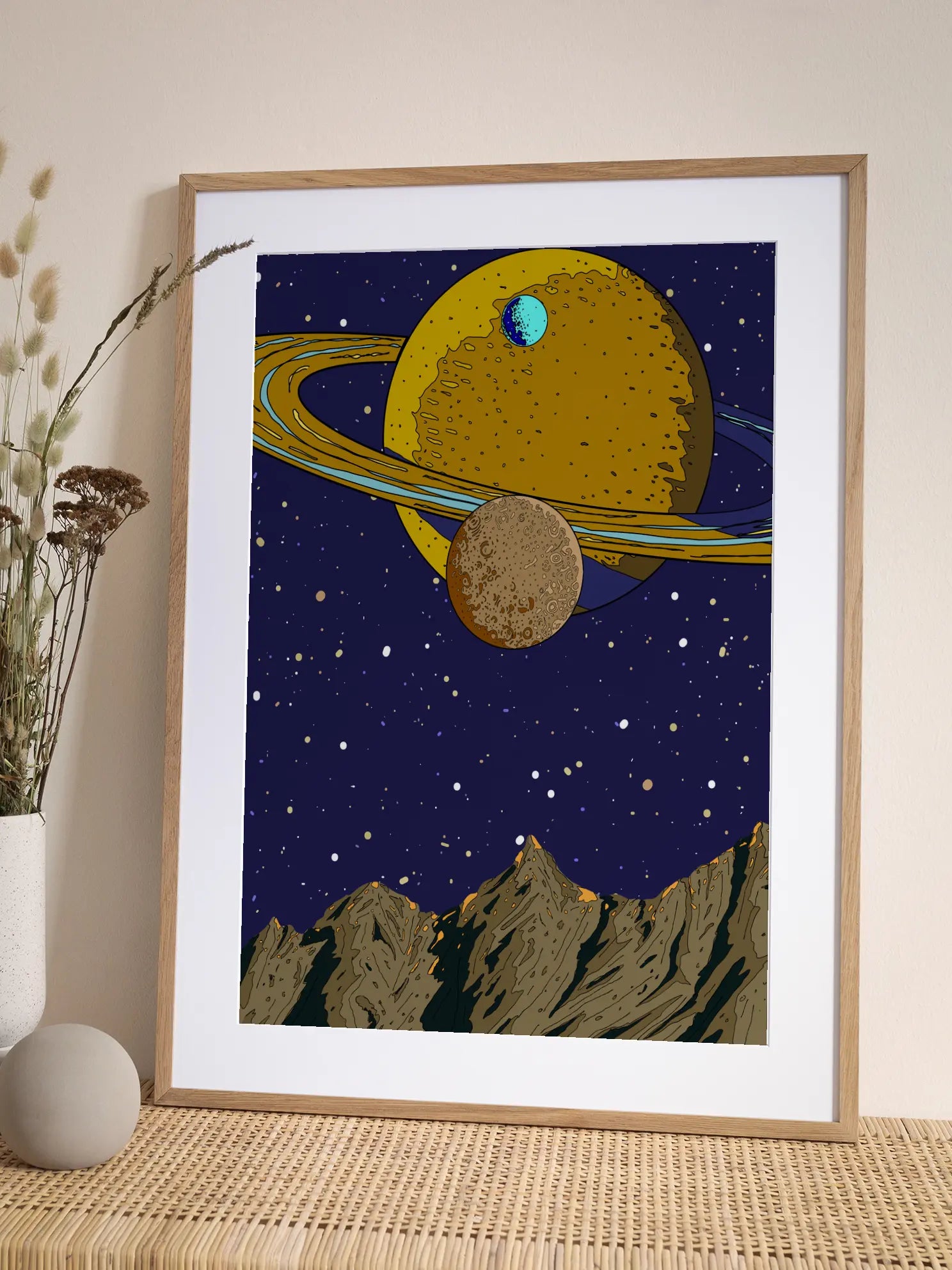Space Science fiction Poster