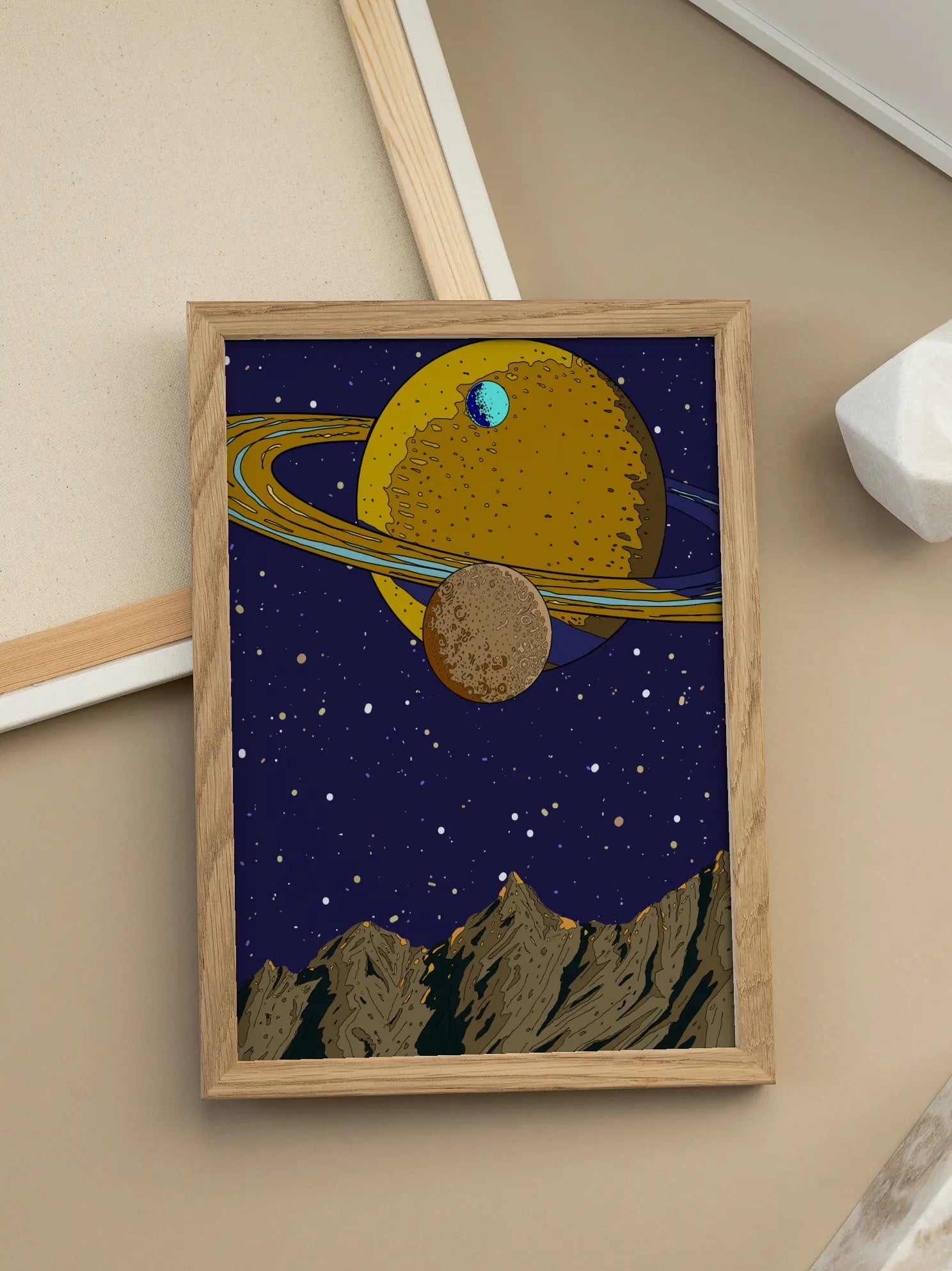 Space Science fiction Poster