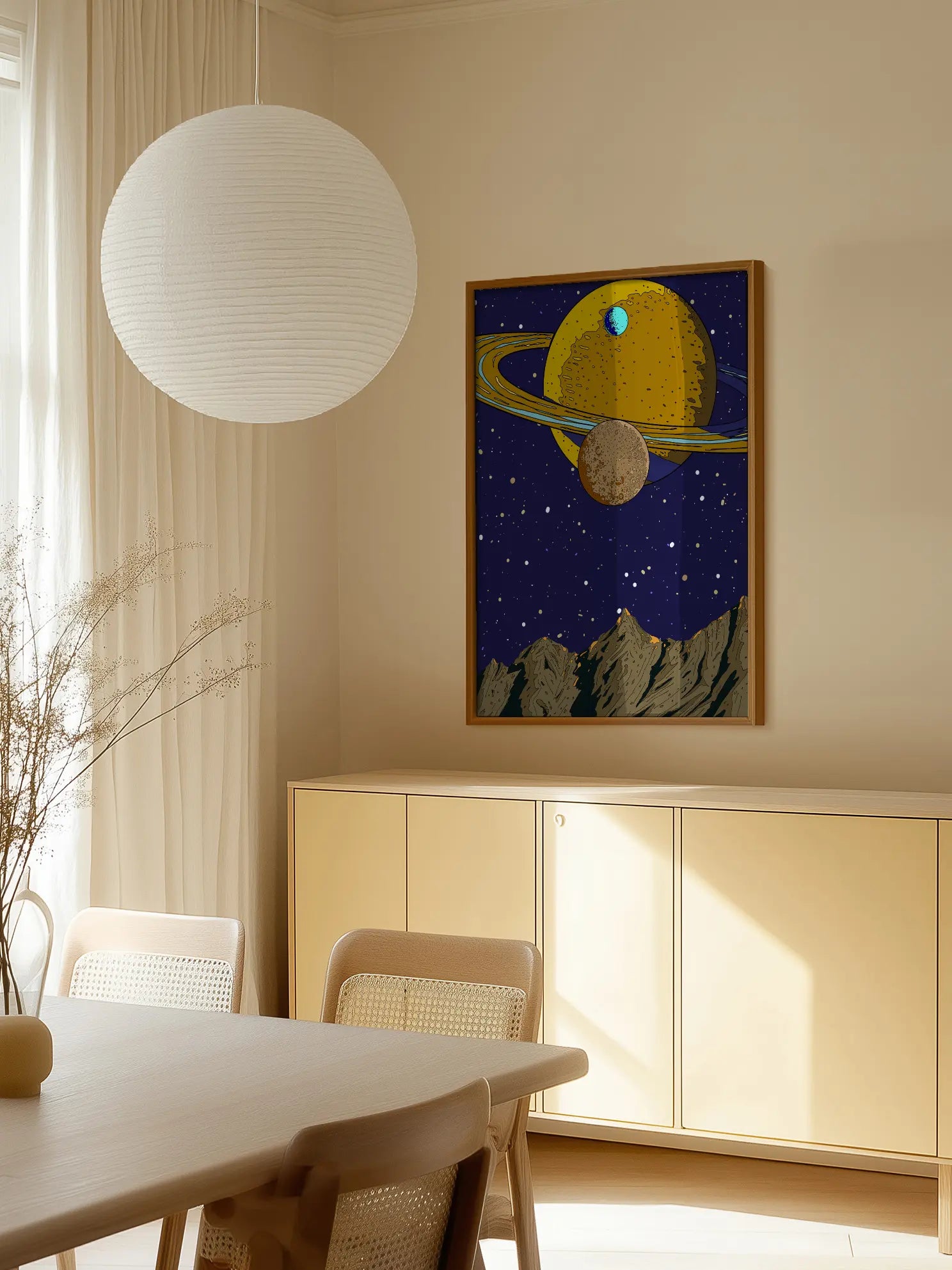 Space Science fiction Poster
