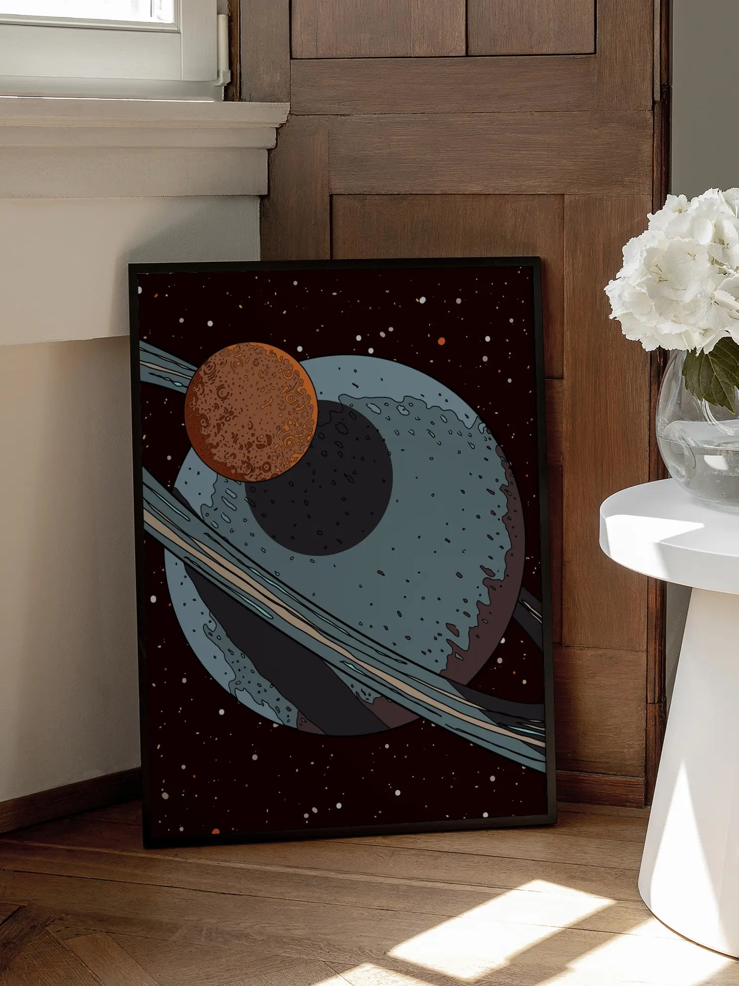 Space Illustration Poster