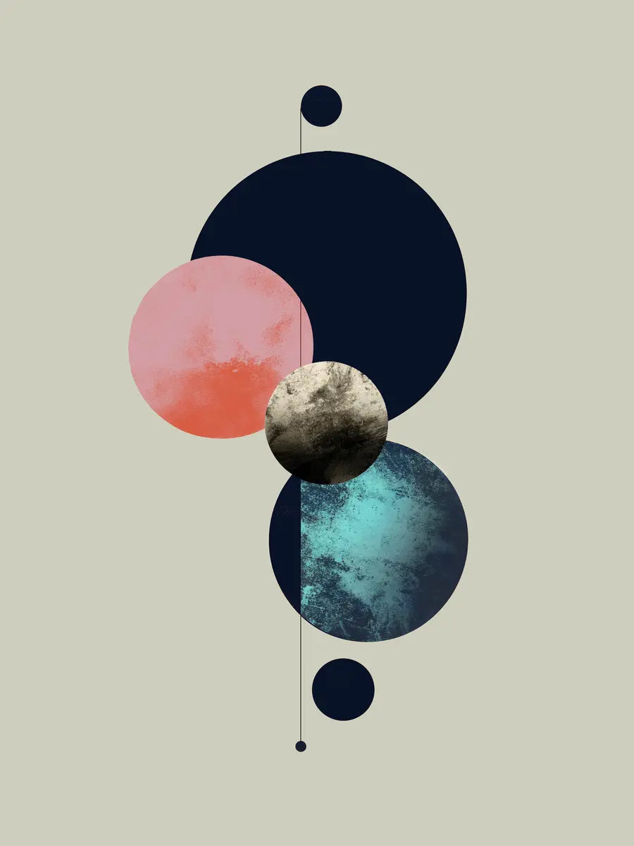 Moon Planet Equinox Poster