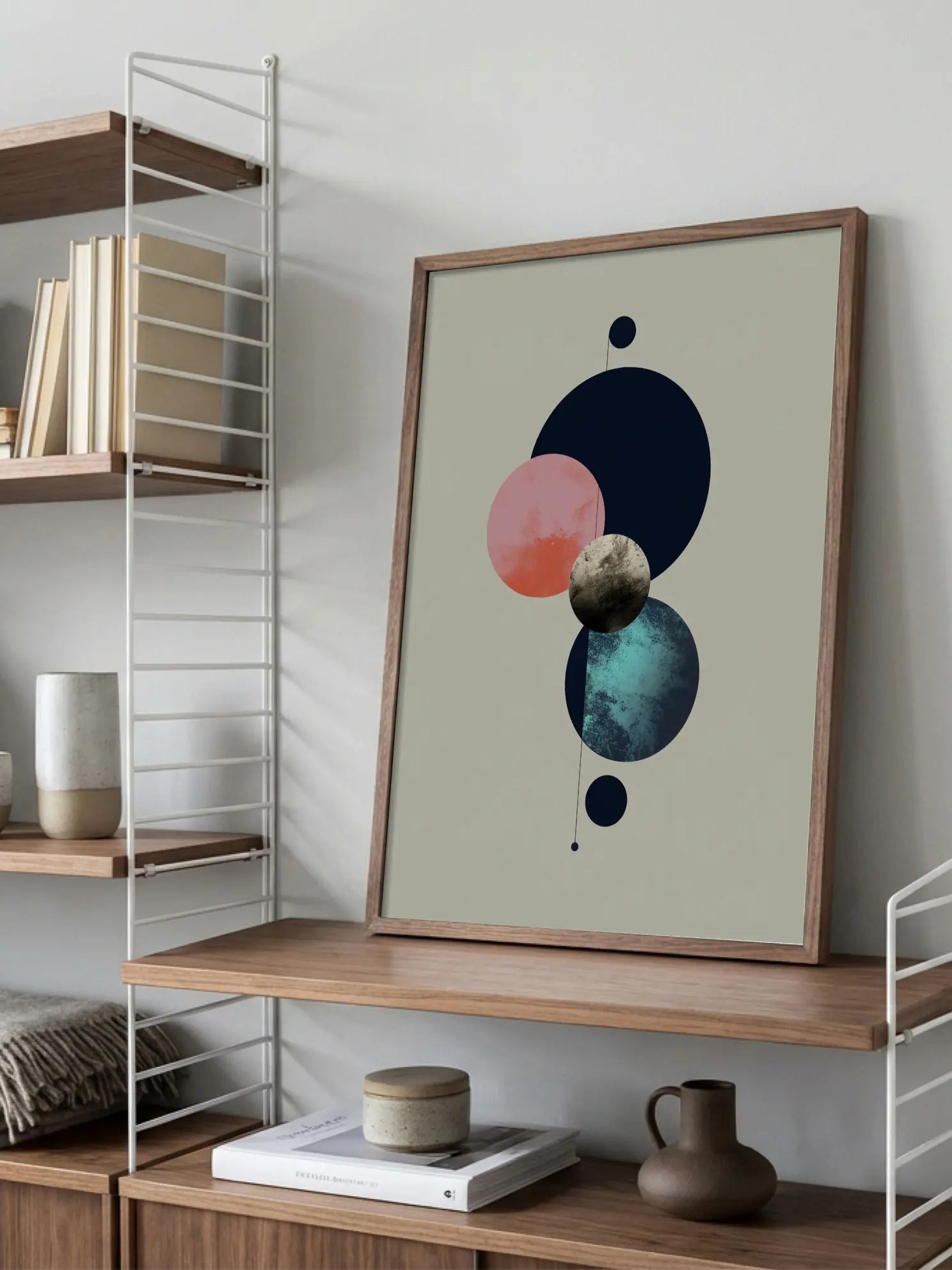 Moon Planet Equinox Poster