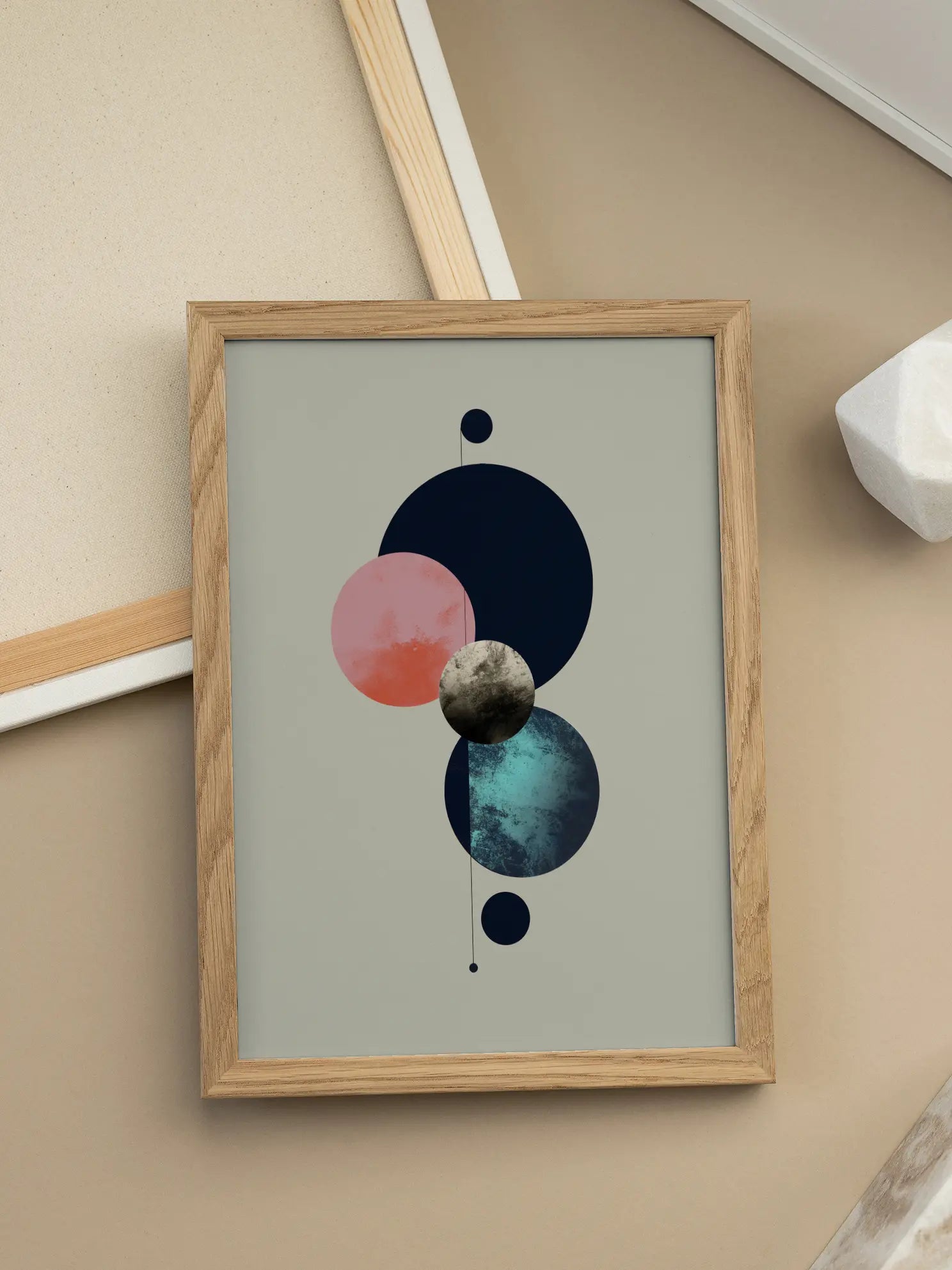 Moon Planet Equinox Poster