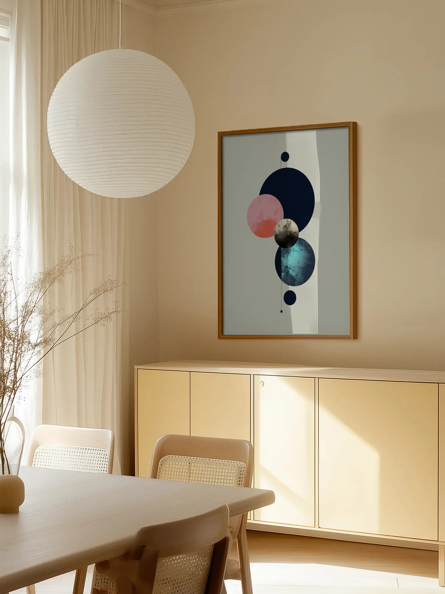 Moon Planet Equinox Poster