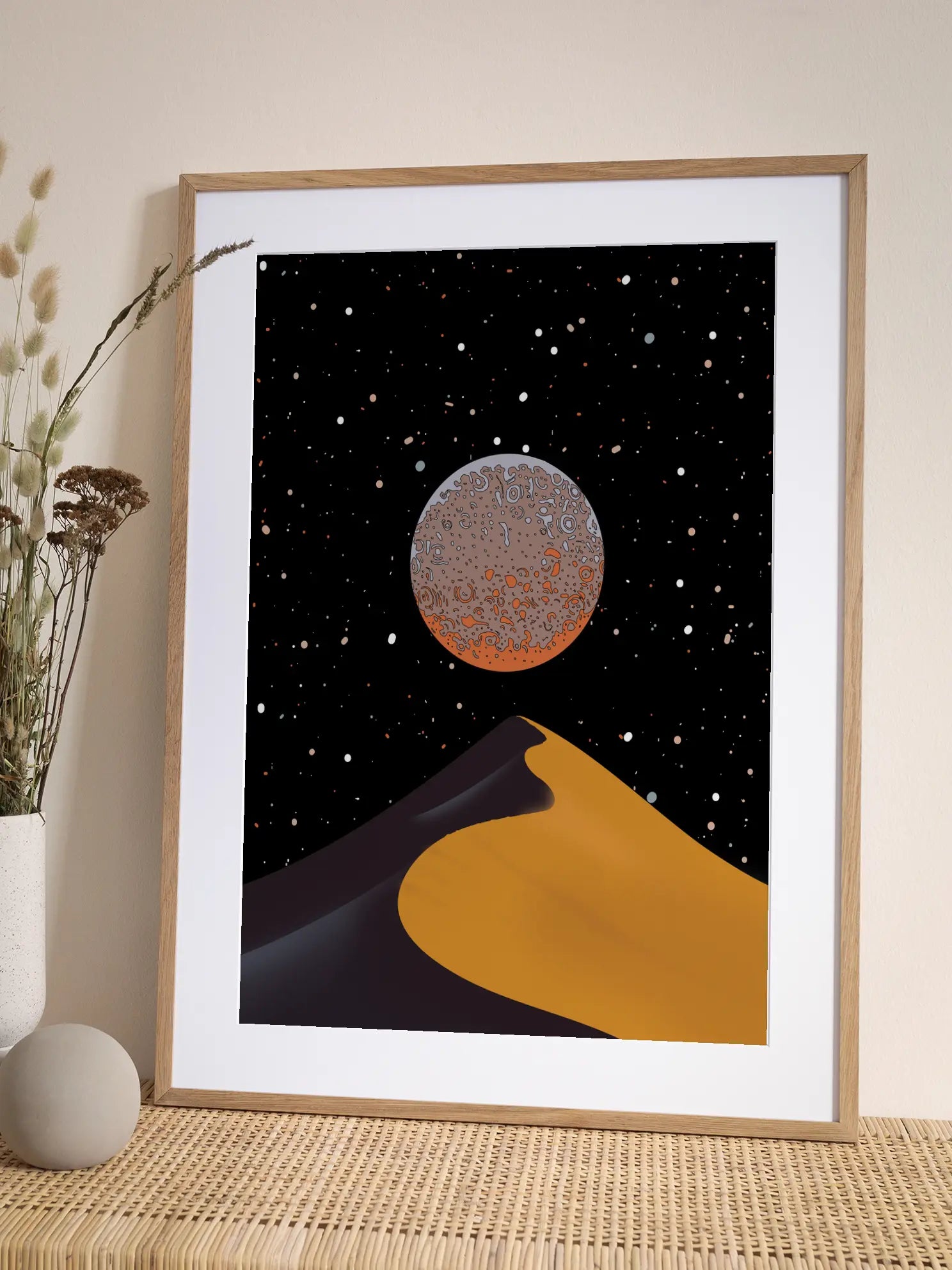 Desert Night Poster