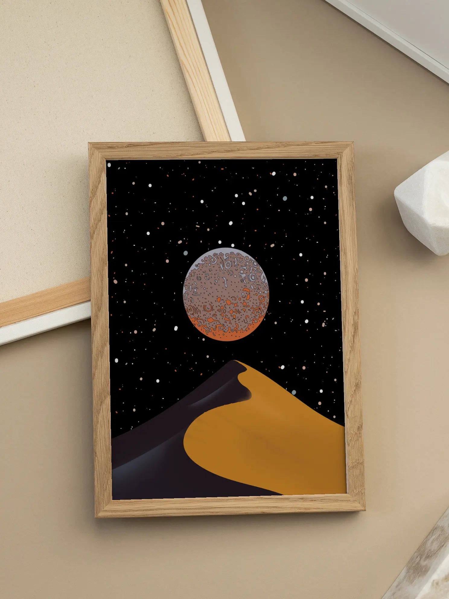 Desert Night Poster