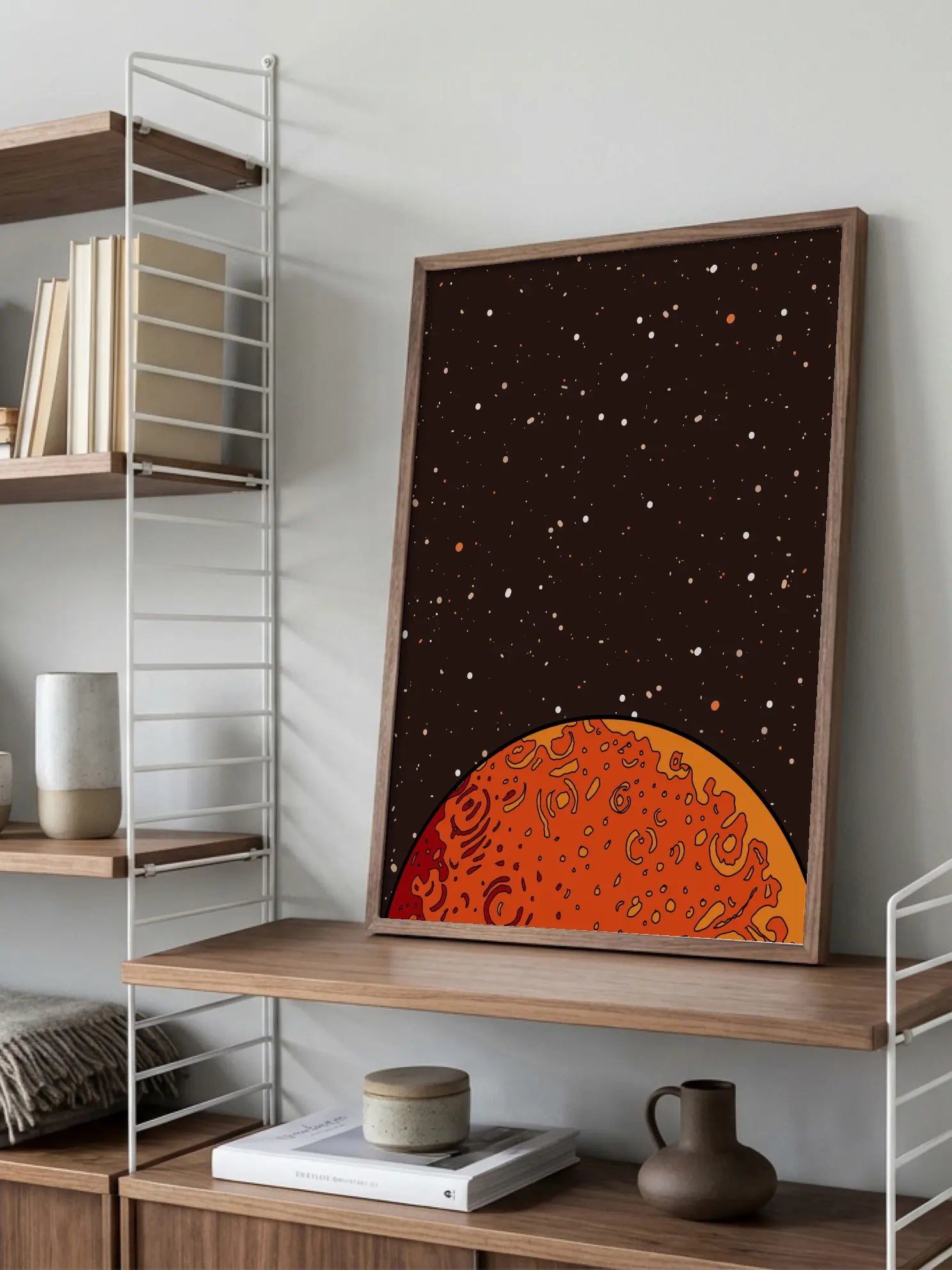 The Grand Planet Mars Poster