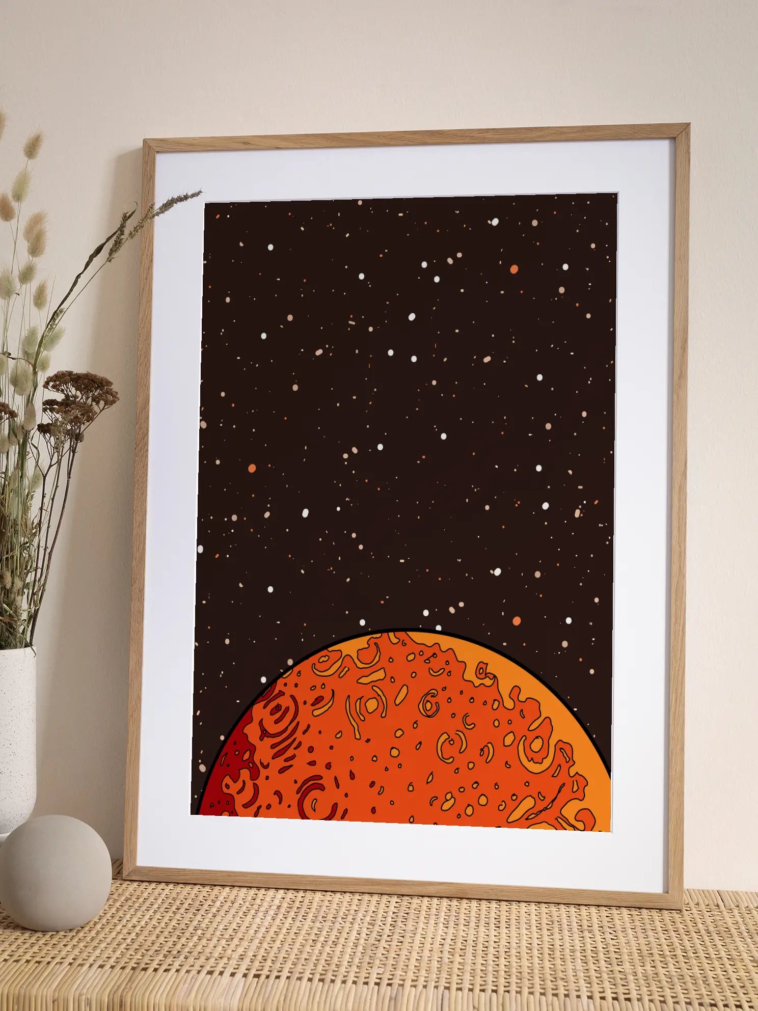 The Grand Planet Mars Poster