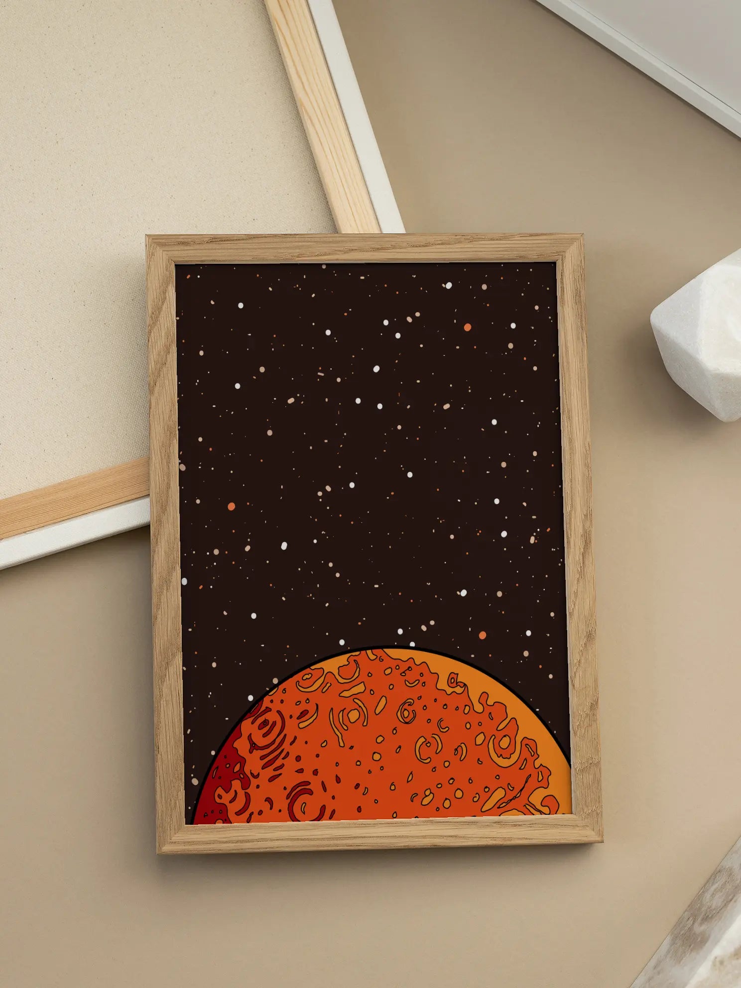 The Grand Planet Mars Poster