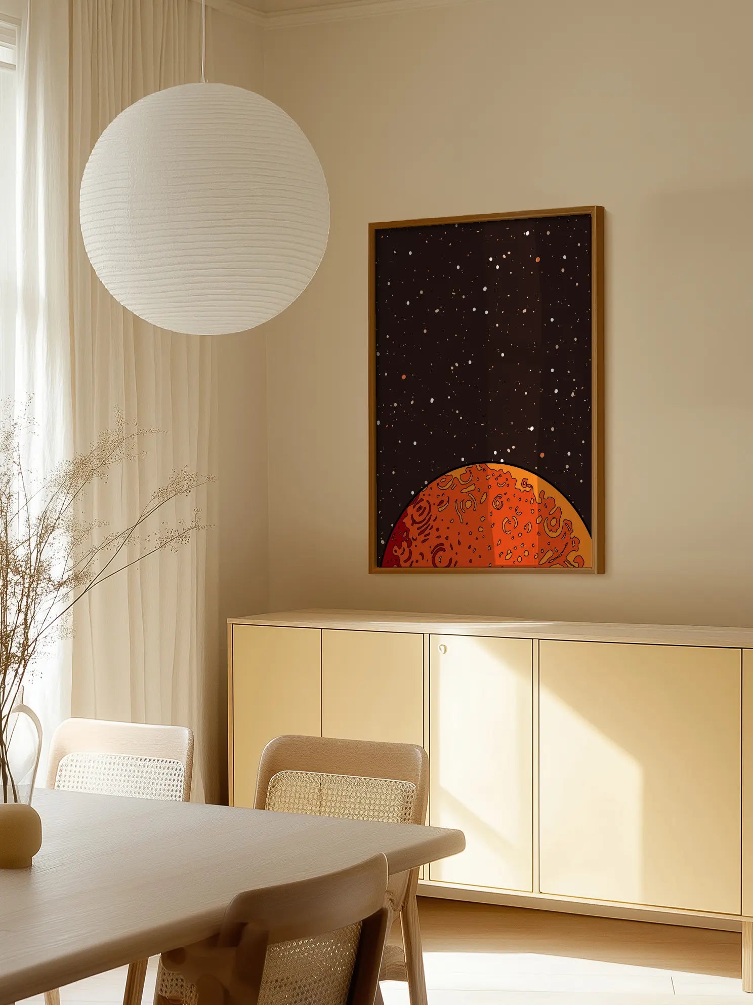 The Grand Planet Mars Poster