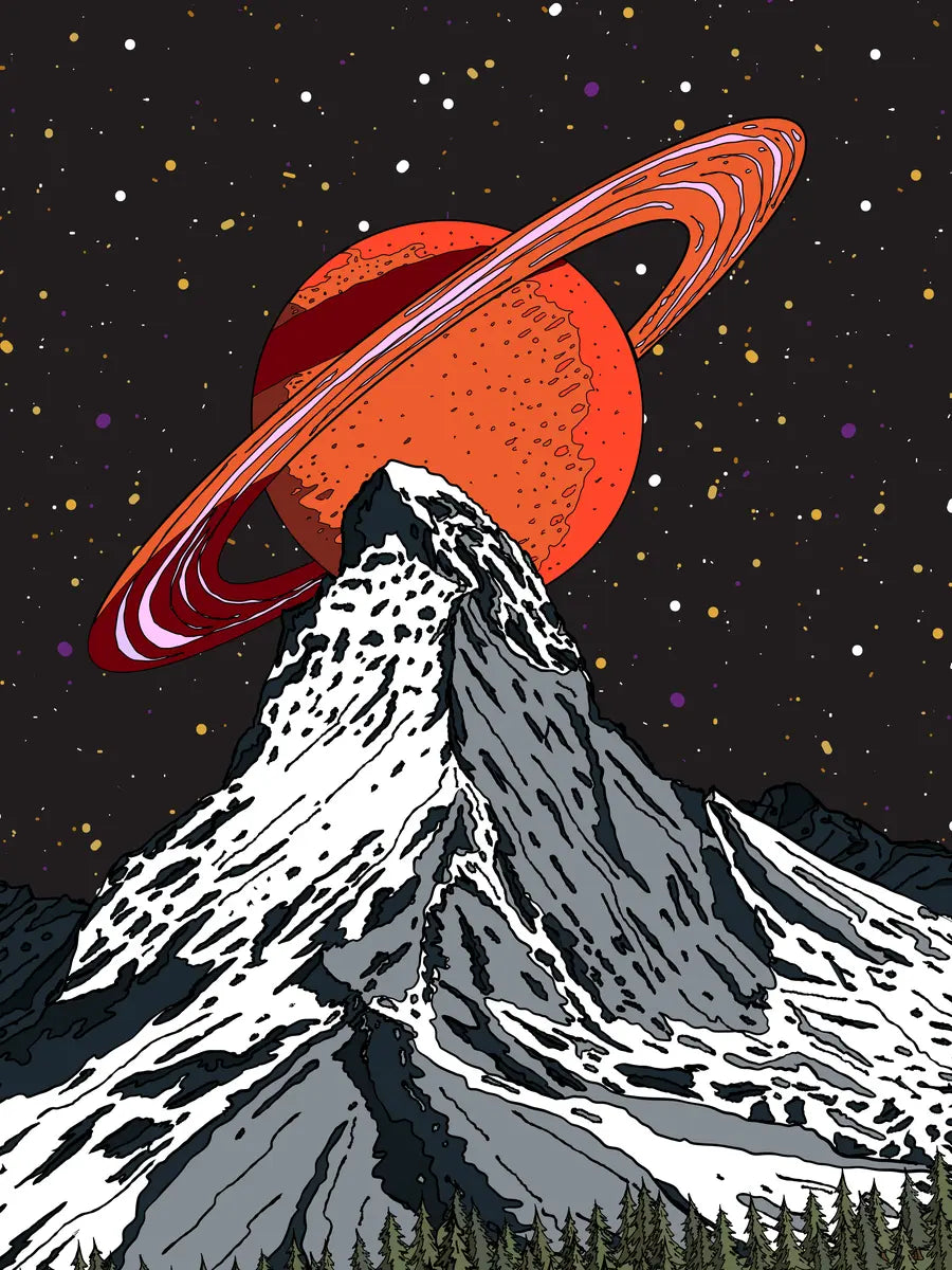 Matterhorn Planet Poster