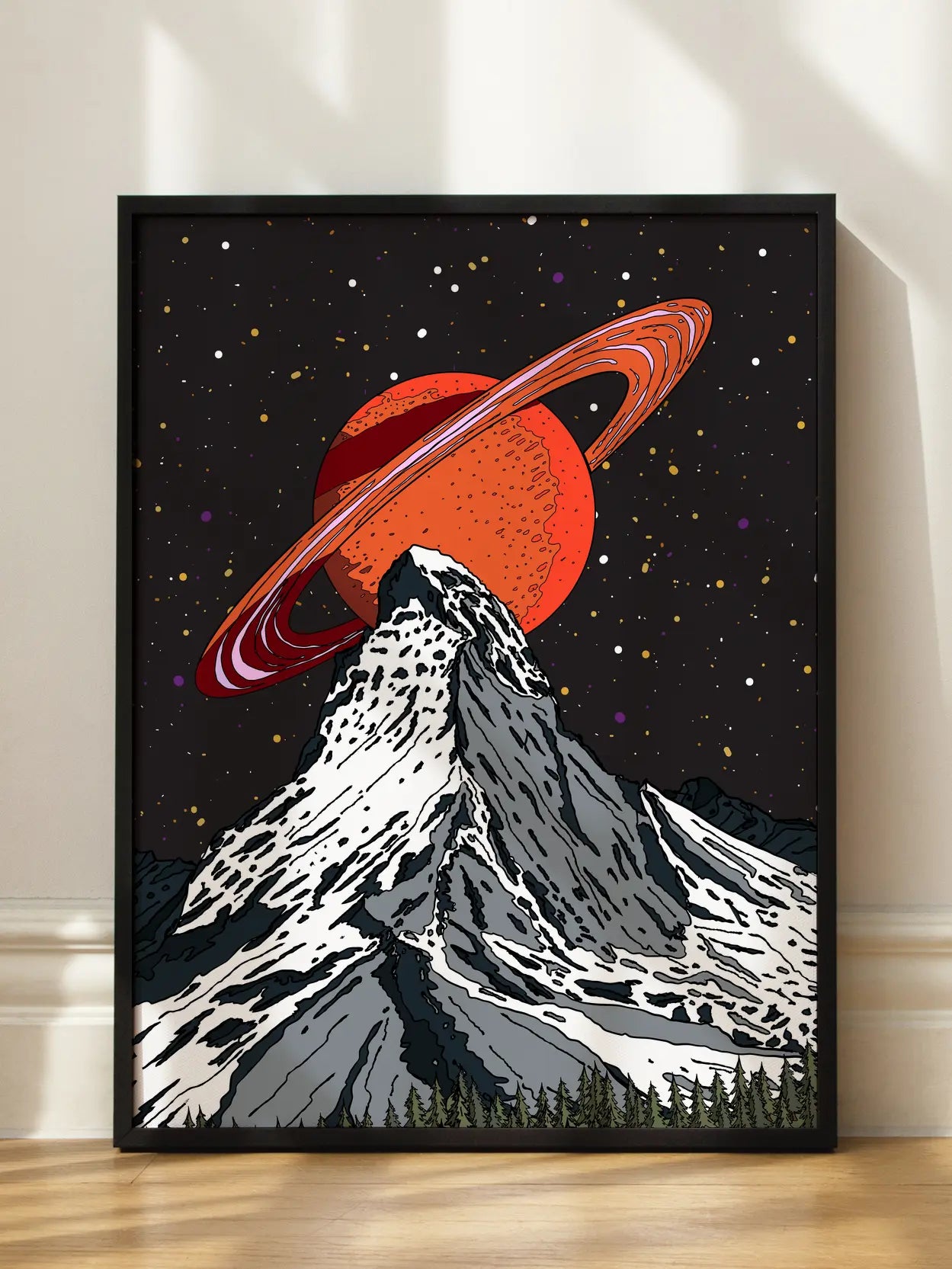 Matterhorn Planet Poster