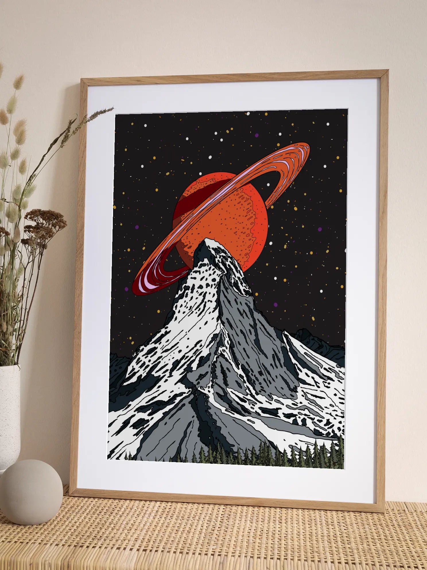 Matterhorn Planet Poster