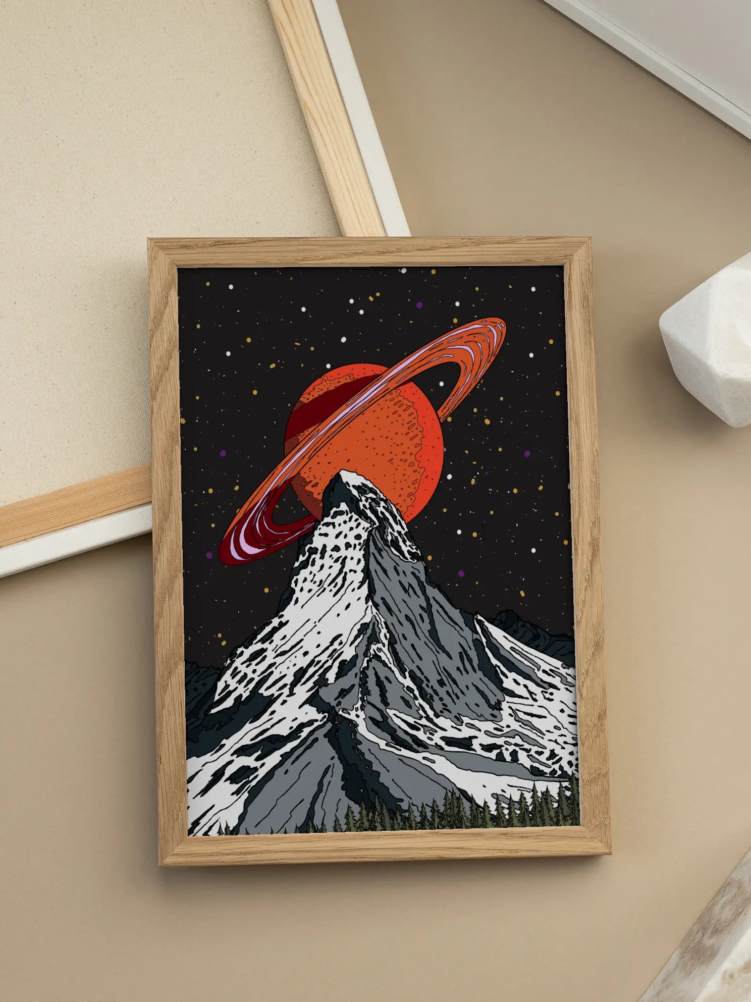 Matterhorn Planet Poster