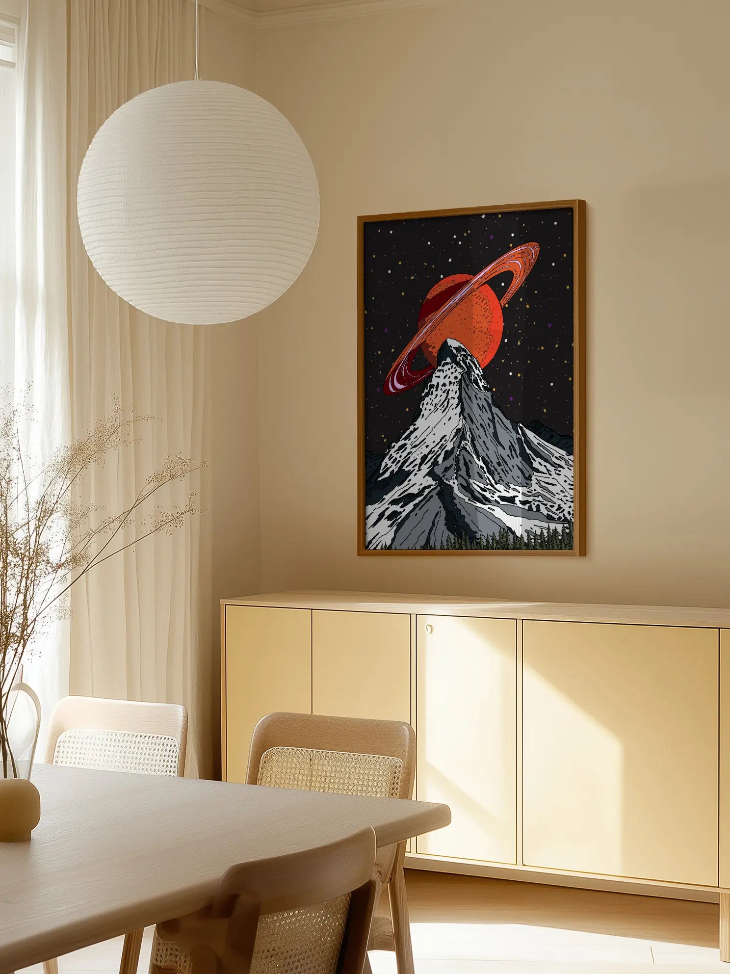 Matterhorn Planet Poster