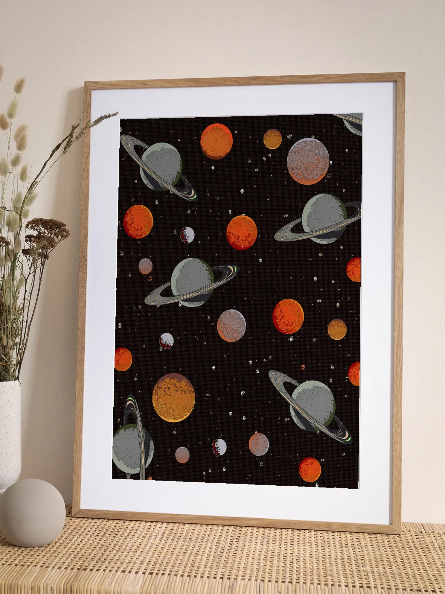 Space Pattern No1 Poster
