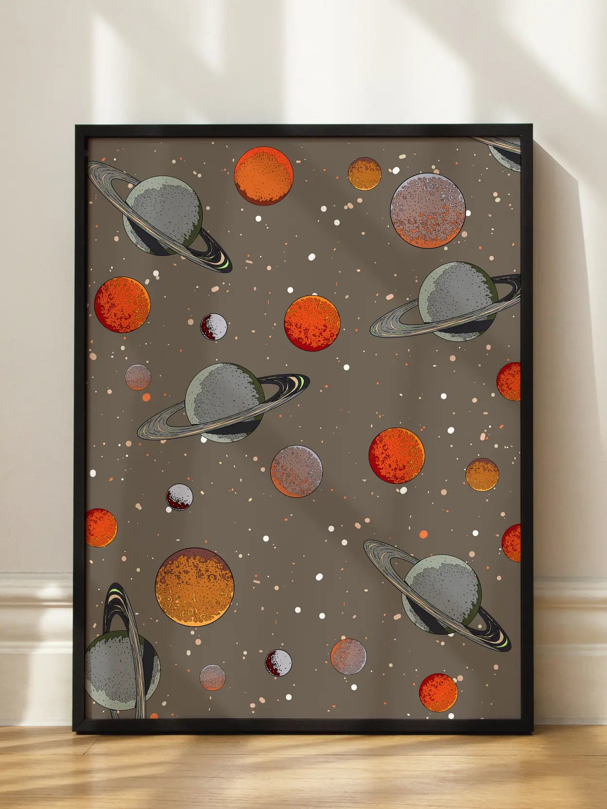 Space Pattern No2 Poster