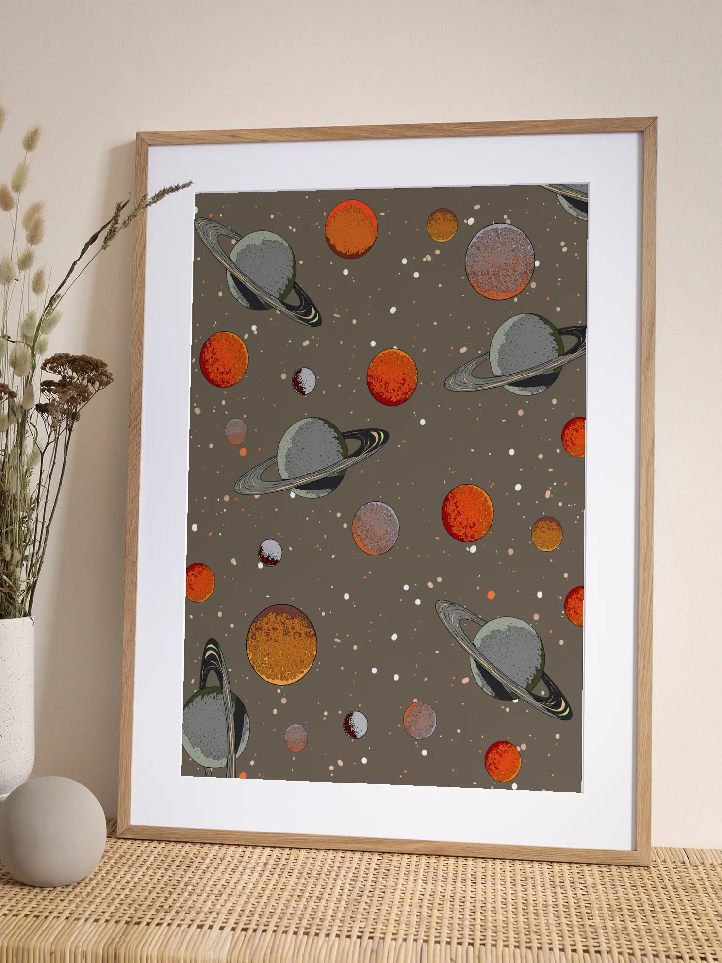 Space Pattern No2 Poster