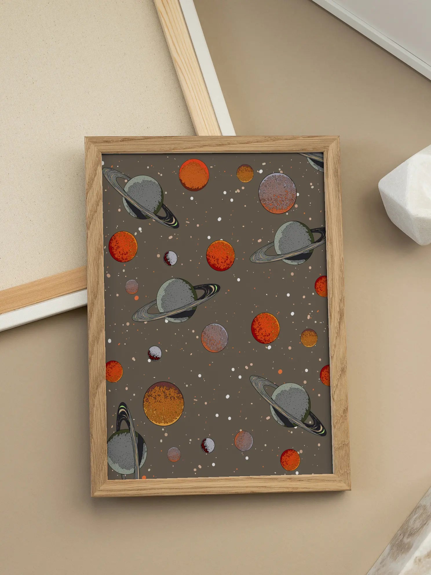 Space Pattern No2 Poster