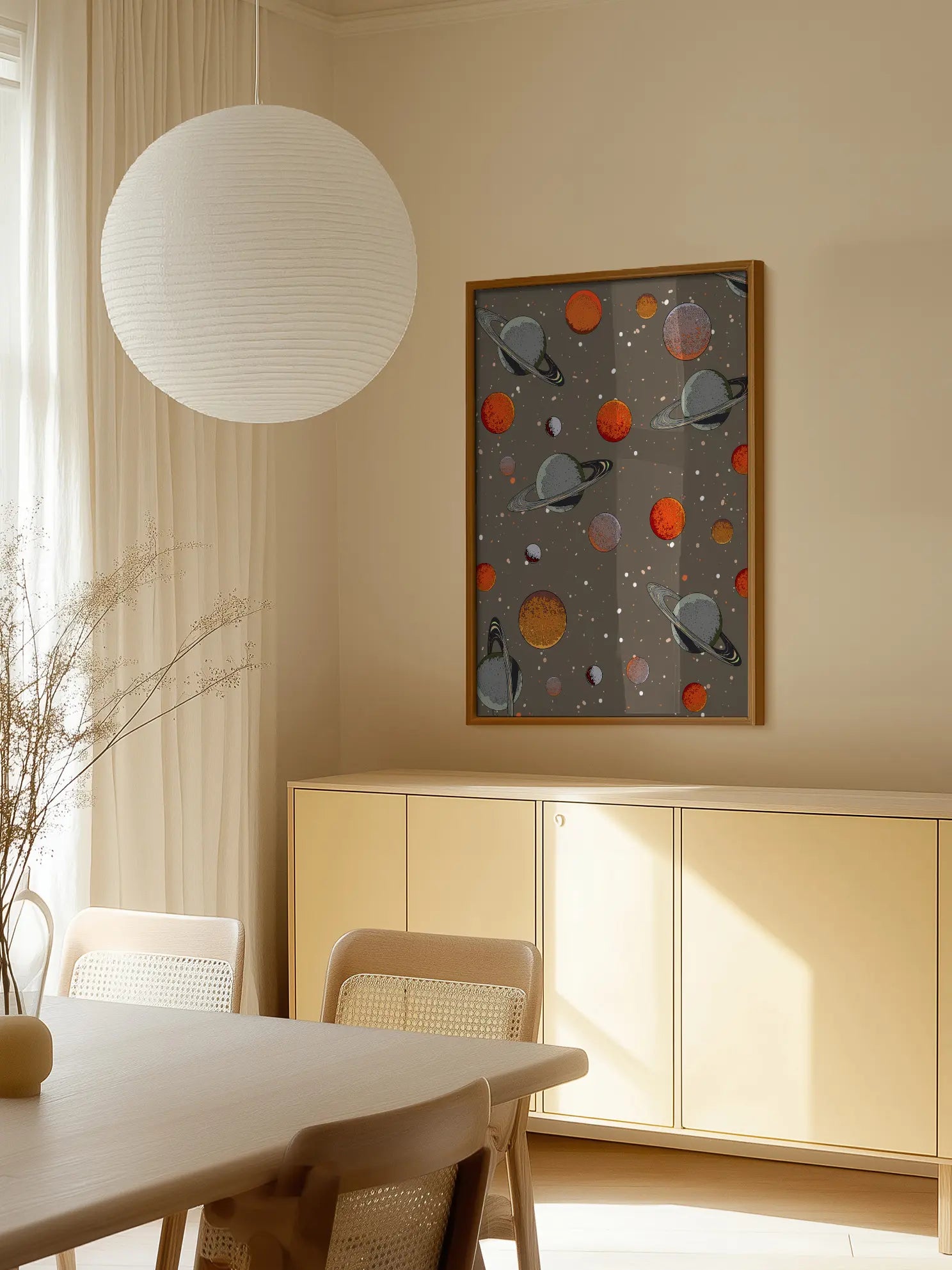 Space Pattern No2 Poster