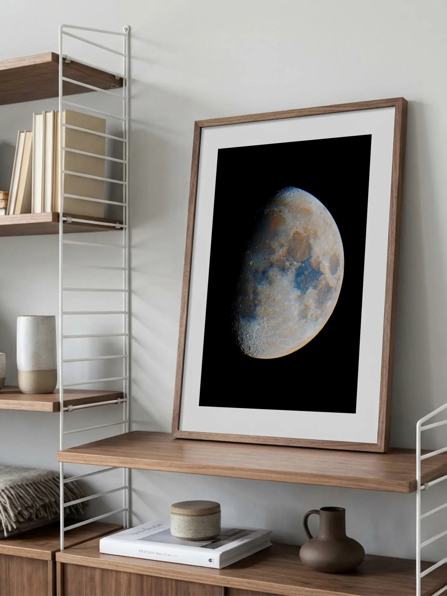 True Colors of the Moon Poster
