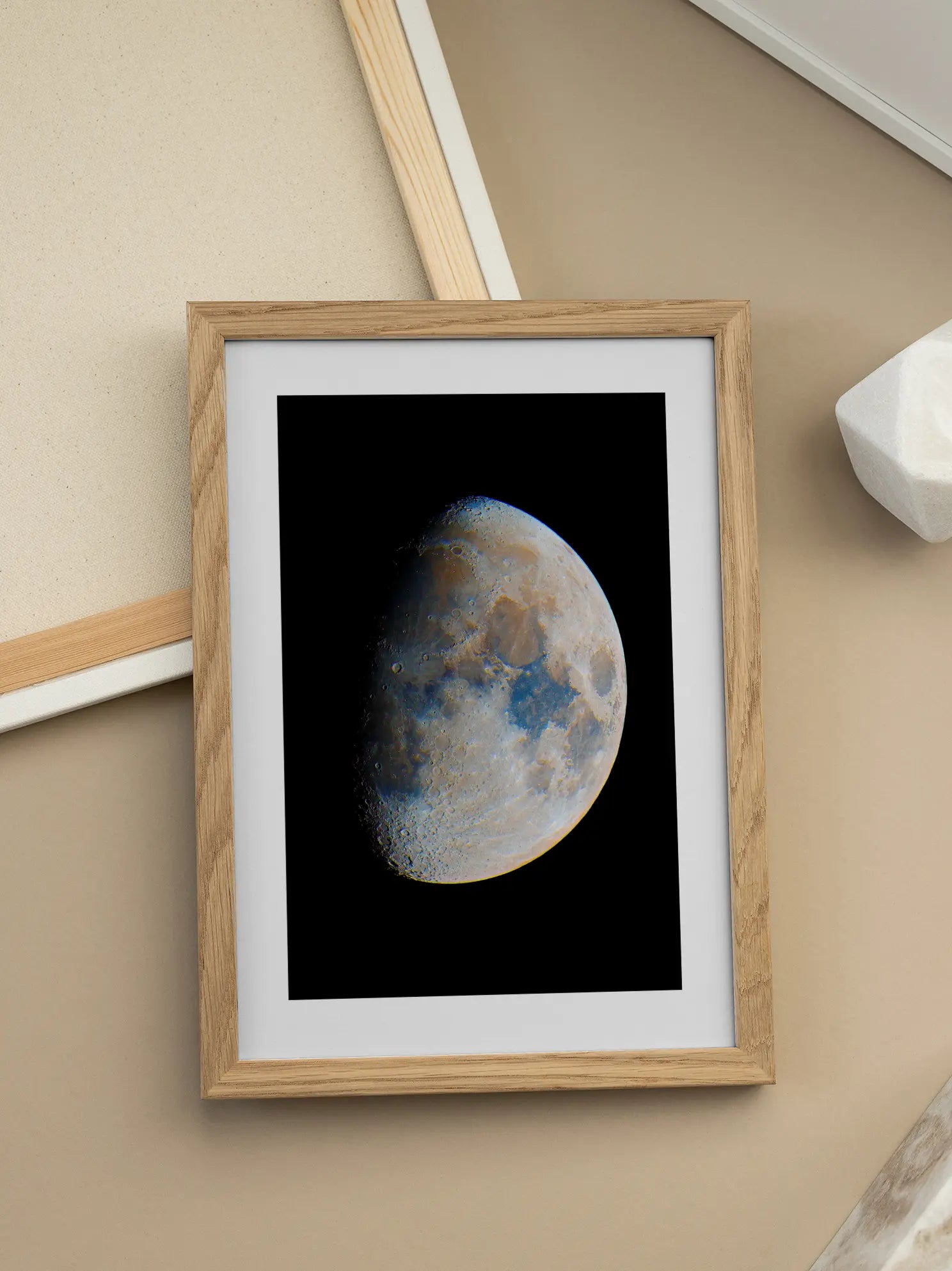 True Colors of the Moon Poster
