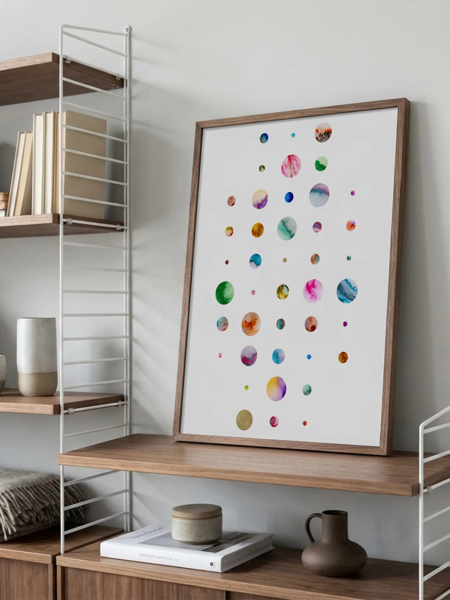 Colorful Planets Poster